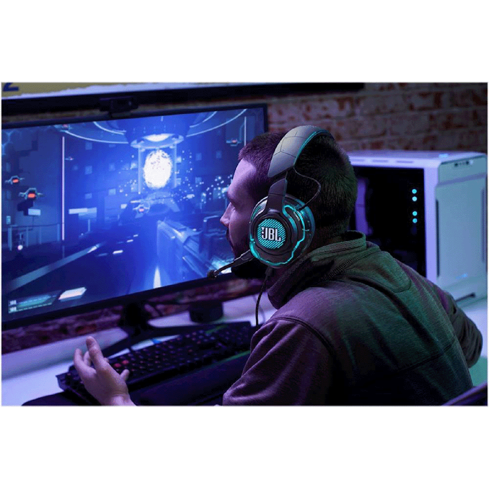 JBL Quantum One JBLQUANTUMONEBLK Over-Ear Active Noise Cancellation Wired Gaming Headphone with Mic (JBL Quantum Sound Signature, Black)_11