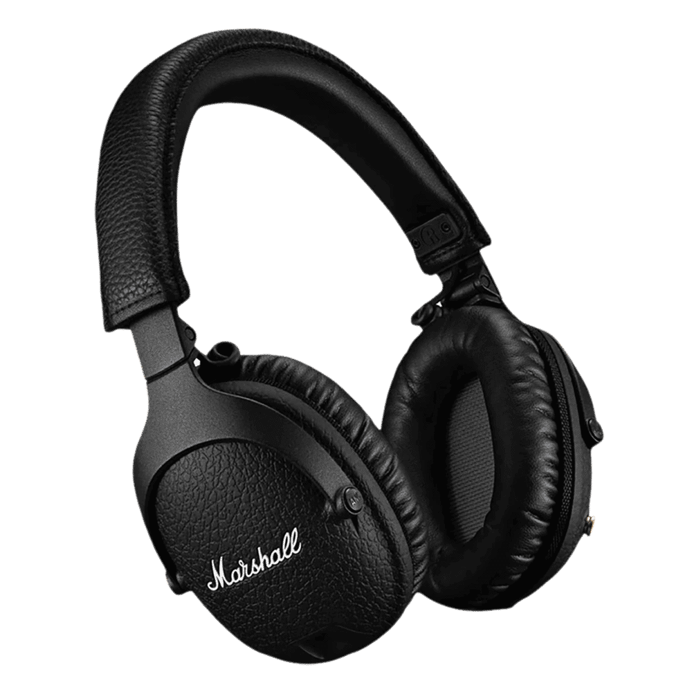 Marshall Monitor II MS-MNTRANCBT Bluetooth Headphone with Mic (Multi-directional Control Knob, Over Ear, Black)_1