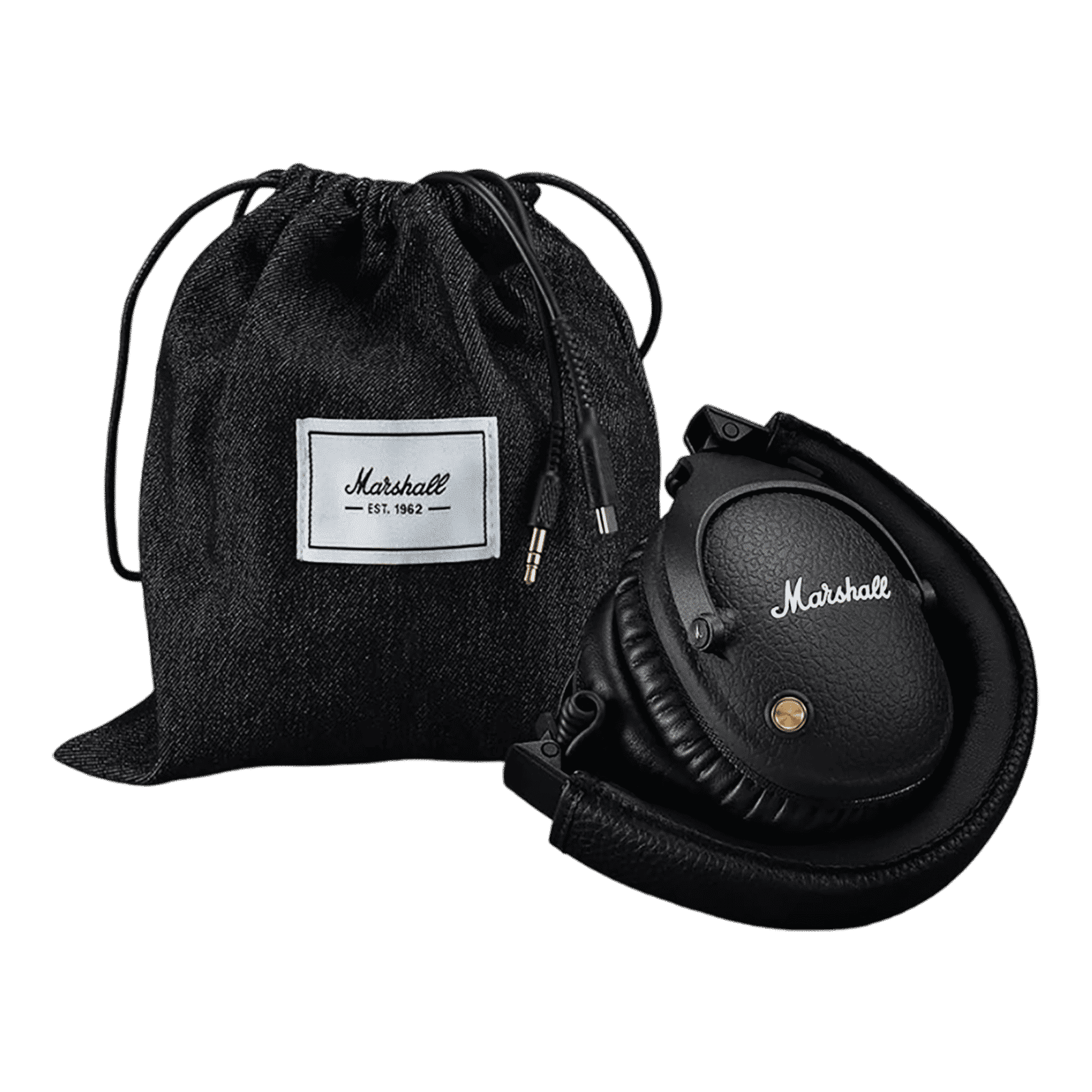 Marshall Monitor II MS-MNTRANCBT Bluetooth Headphone with Mic (Multi-directional Control Knob, Over Ear, Black)_9