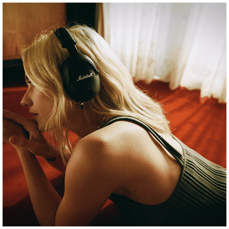 Marshall Monitor II MS-MNTRANCBT Bluetooth Headphone with Mic (Multi-directional Control Knob, Over Ear, Black)_4