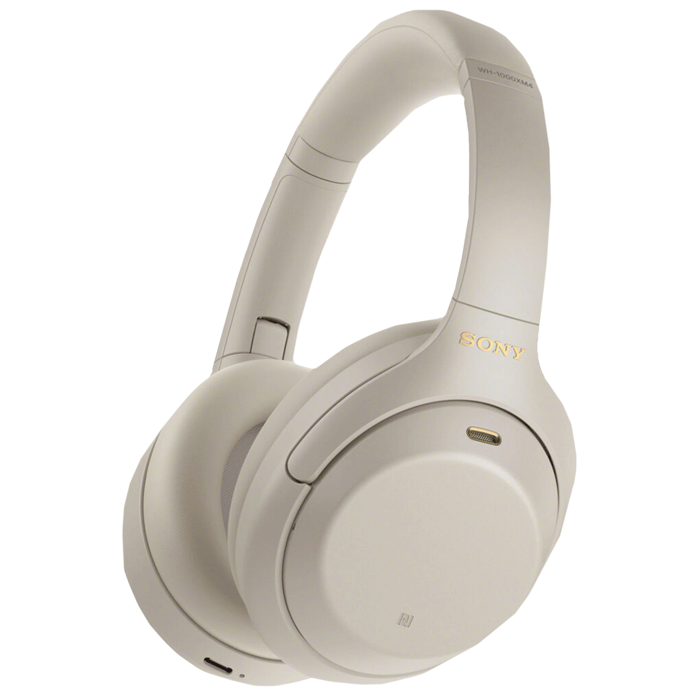 SONY WH1000XM4/SMIN Bluetooth Headphone with Mic (Noise Cancellation, Over Ear, Silver)_1