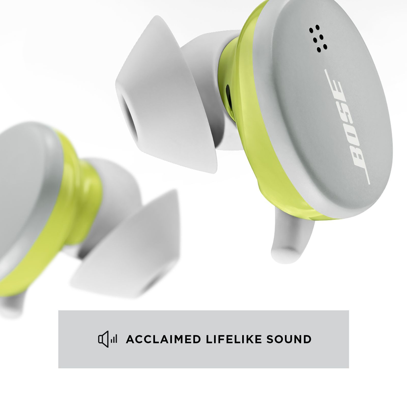 BOSE Sport 805746-0030 TWS Earbuds with Active Noise Cancellation (IPX4 Sweat & Weather Resistant, Touch Control, Glacier White)_5