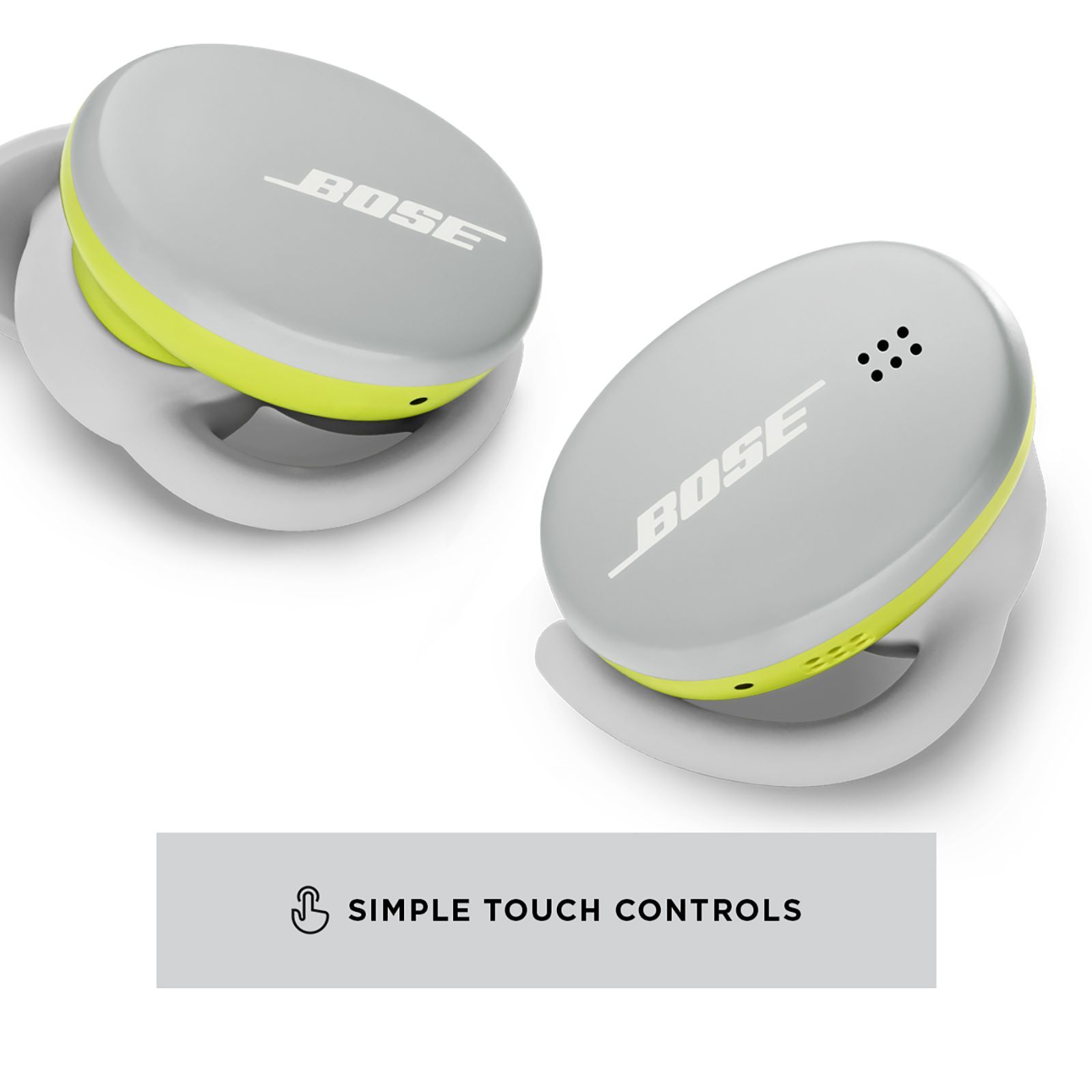 BOSE Sport 805746-0030 TWS Earbuds with Active Noise Cancellation (IPX4 Sweat & Weather Resistant, Touch Control, Glacier White)_6