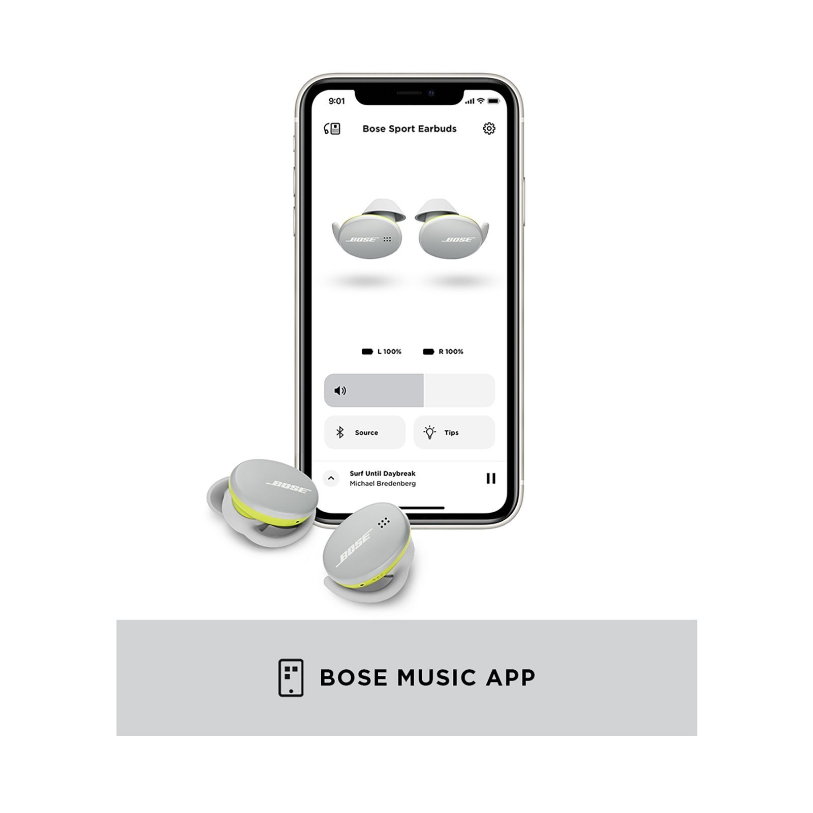 BOSE Sport 805746-0030 TWS Earbuds with Active Noise Cancellation (IPX4 Sweat & Weather Resistant, Touch Control, Glacier White)_11