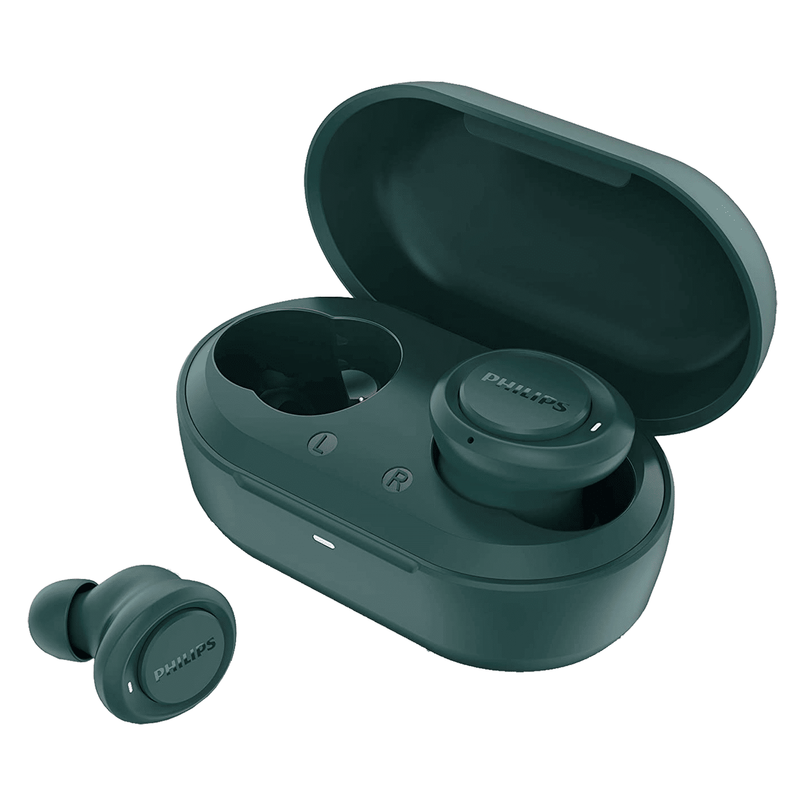 PHILIPS TAT1225BL/00 TWS Earbuds with Noise Isolation (IPX4 Splashproof & Sweat Resistant, Smart Pairing, Blue)_1