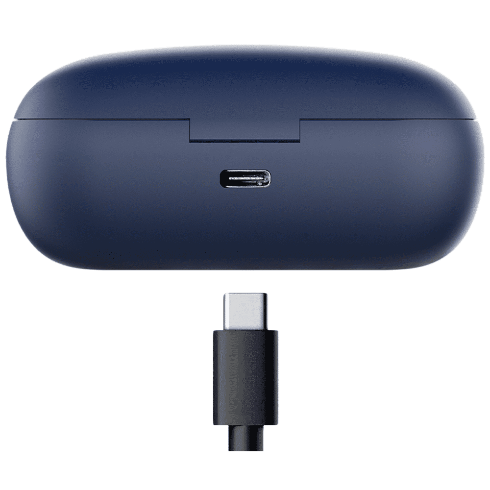 CROSSBEATS Evolve TWS Earbuds with Passive Noise Cancellation (IPX4 Water Resistant, 12 Hours Playback, Blue)_7