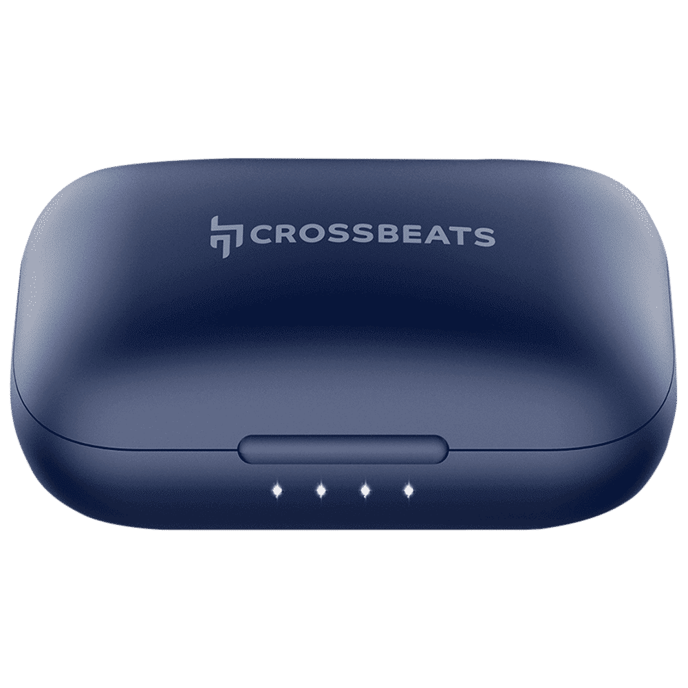 CROSSBEATS Evolve TWS Earbuds with Passive Noise Cancellation (IPX4 Water Resistant, 12 Hours Playback, Blue)_4