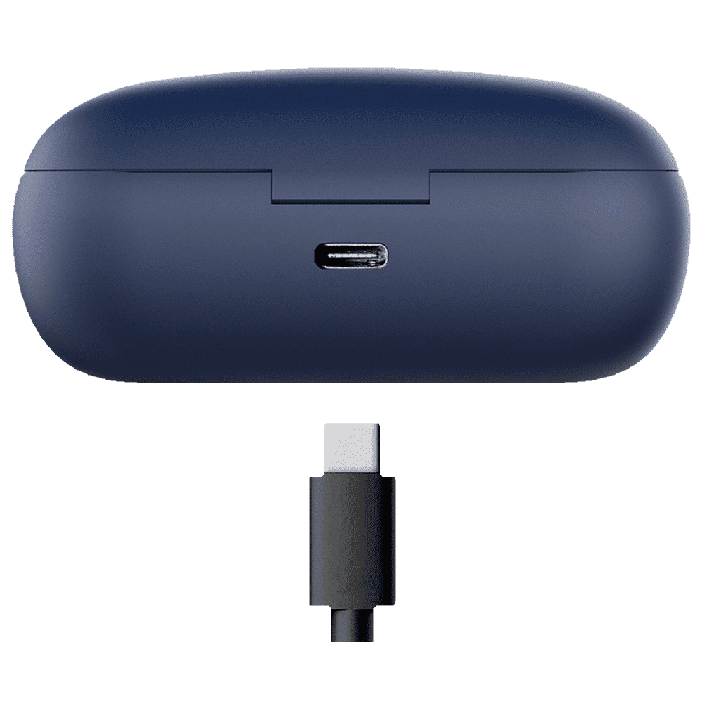 CROSSBEATS Evolve TWS Earbuds with Passive Noise Cancellation (IPX4 Water Resistant, 12 Hours Playback, Blue)_5