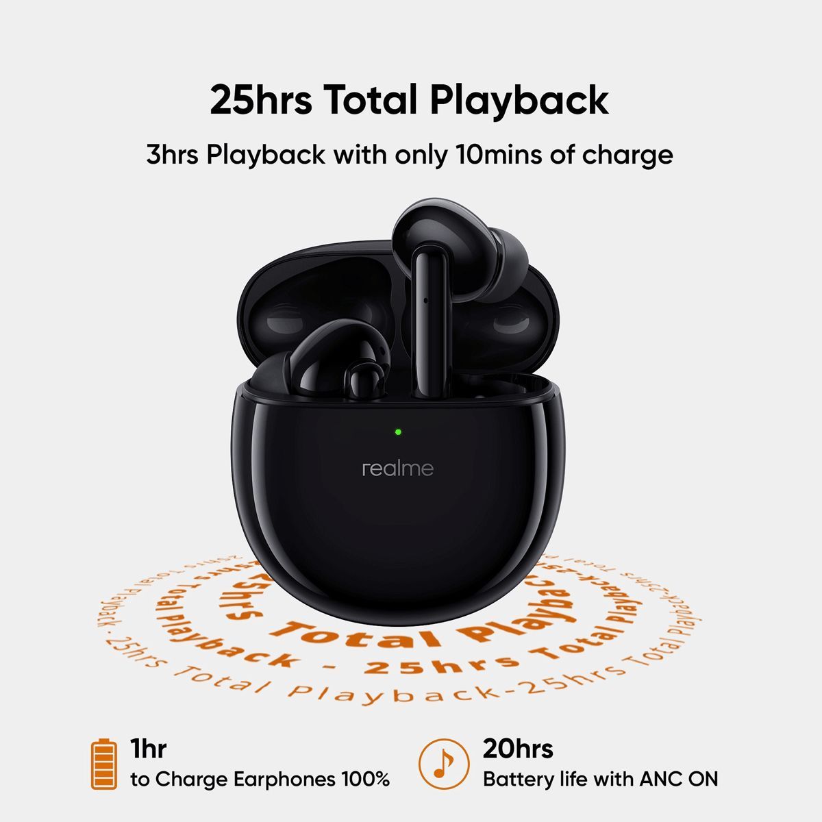 realme Buds Air Pro RMA210 In-Ear Truly Wireless Earbuds with Mic (Bluetooth 5.0, Active Noise Cancellation, Rock Black)_3