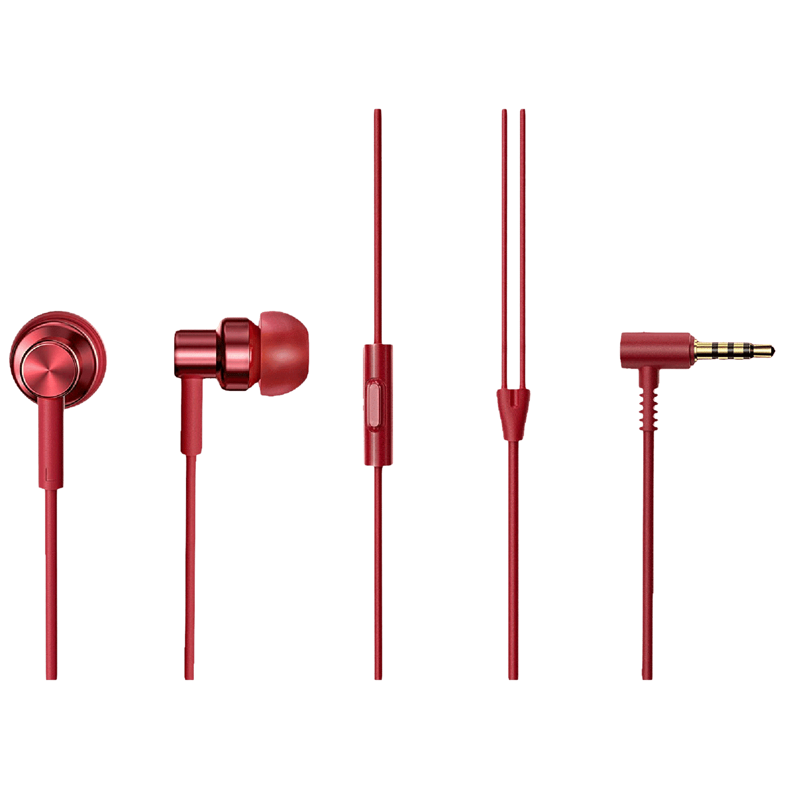 Redmi BHR4206IN Wired Earphone with Mic (In Ear, Red)_1
