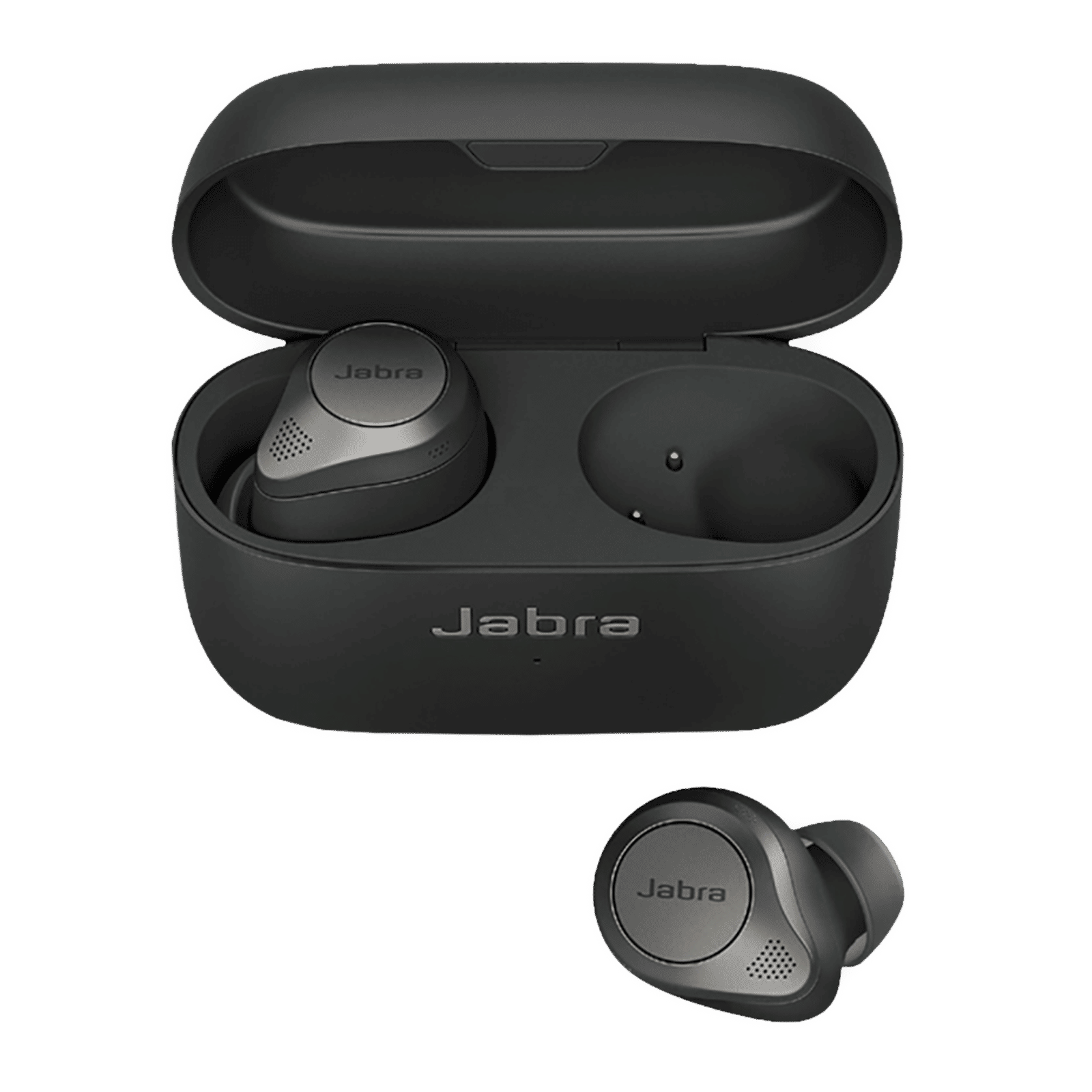 Jabra Elite 85t 100-99190000-40 TWS Earbuds with Active Noise Cancellation (IPX4 Waterproof & Dustproof, 25 Hours Playtime, Titanium Black)_1
