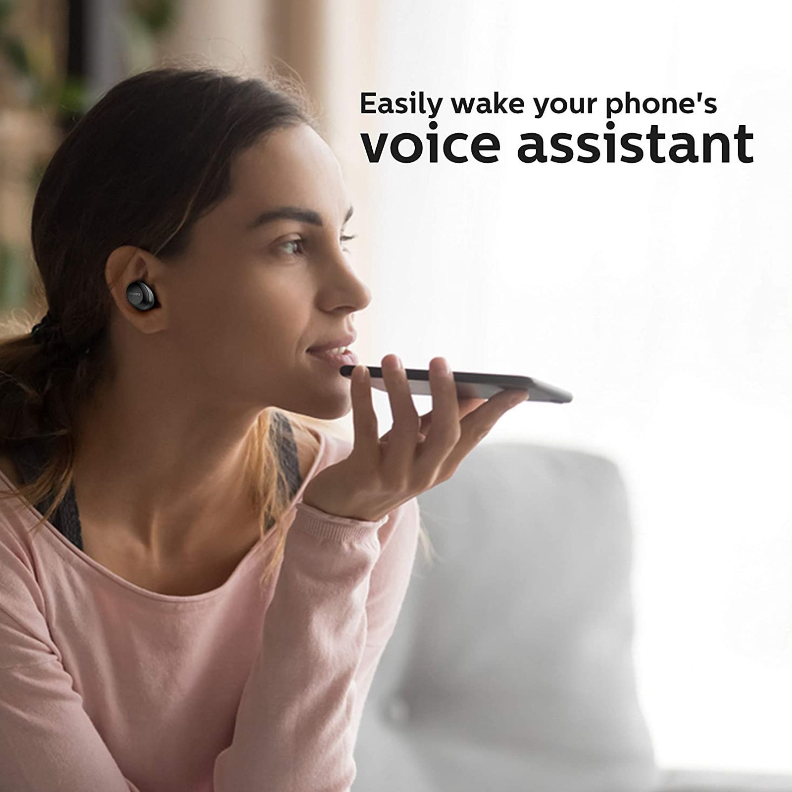 PHILIPS TAT1235BK/97 TWS Earbuds (Splash Resistant, Echo Cancellation, Black) PHILIPS TAT1235BK/97 TWS Earbuds (Splash Resistant, Echo Cancellation, Black)_6