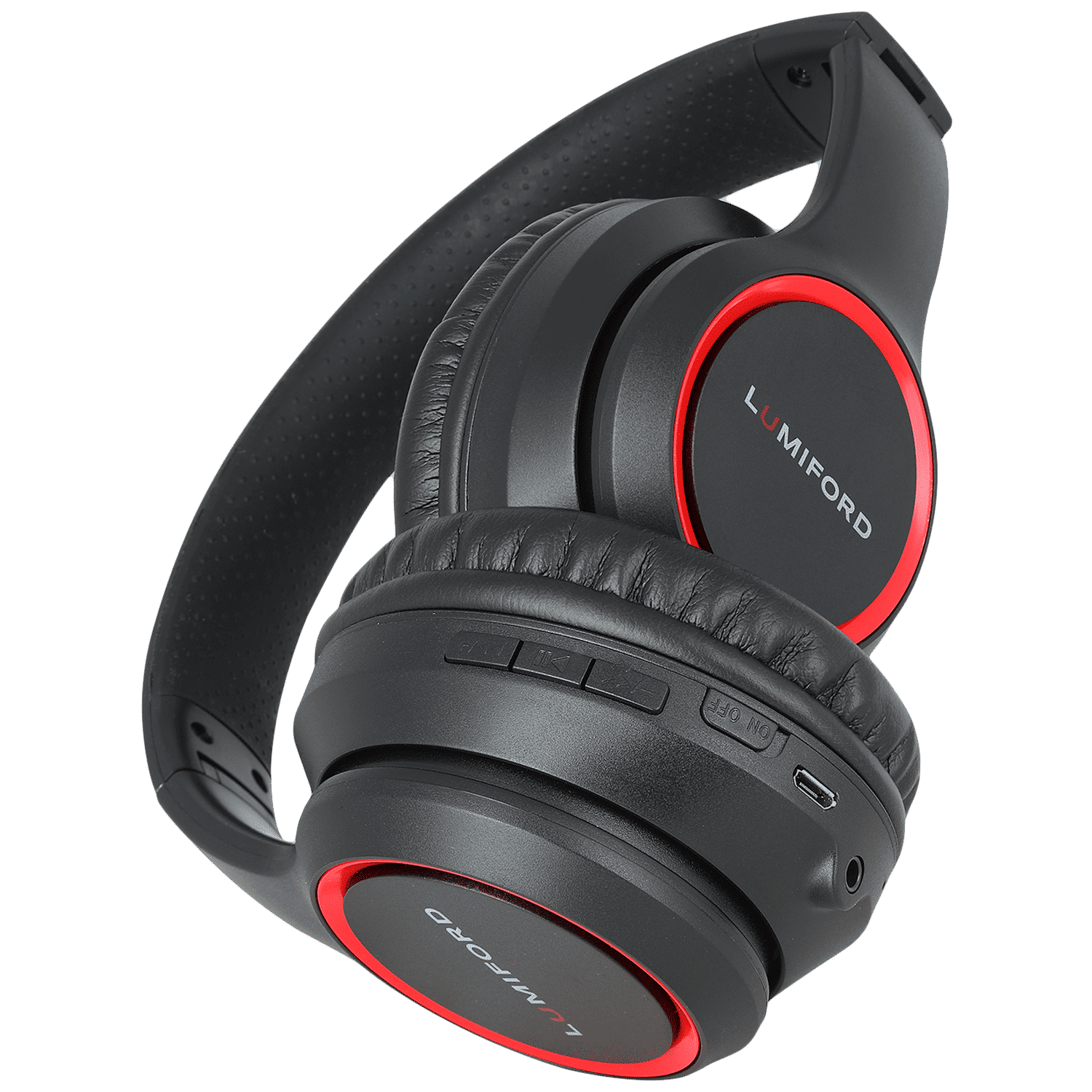 LUMIFORD HD60 Bluetooth Headphone with Mic (Dual Phone Pairing Technology, Over Ear, Black)_6