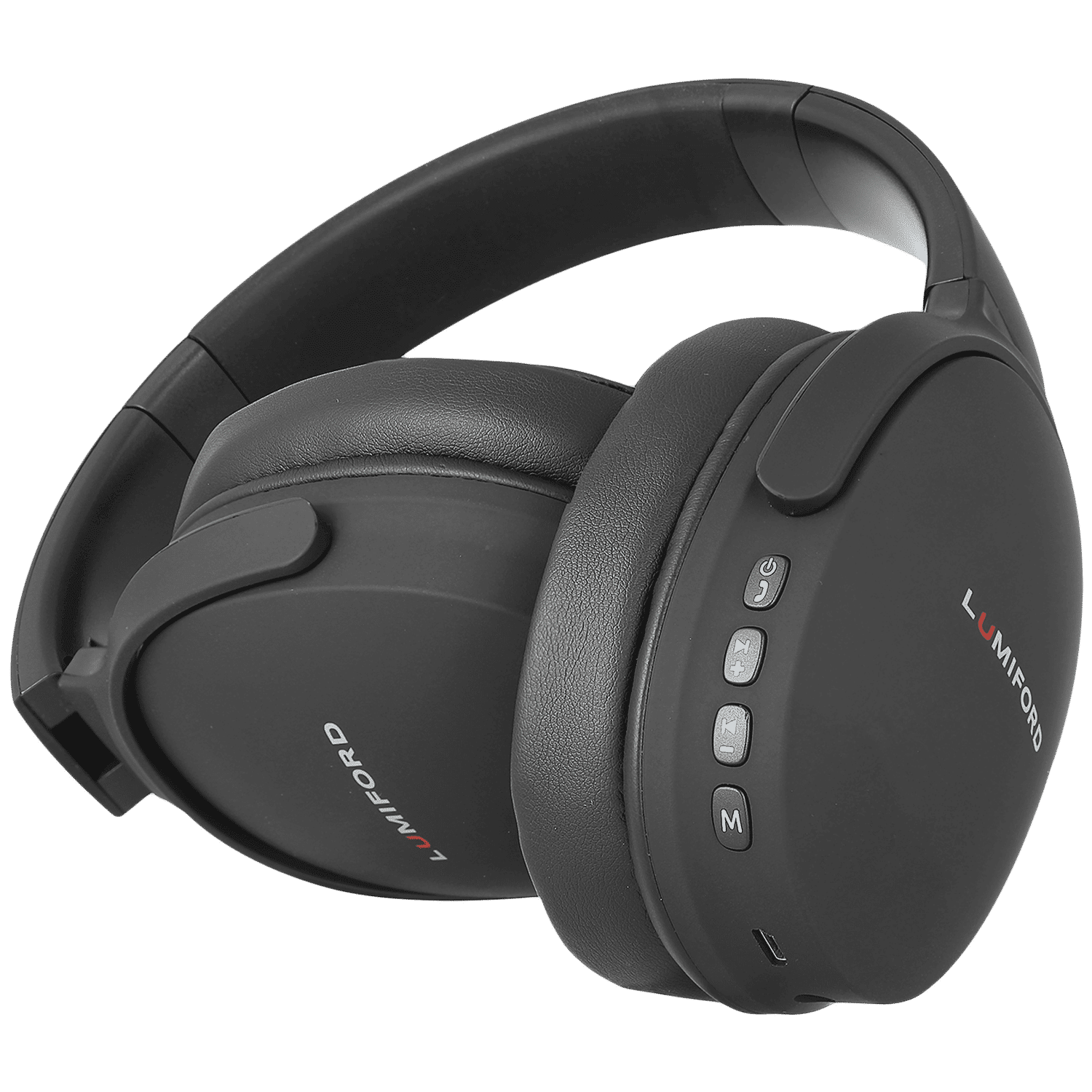 LUMIFORD HD70 Bluetooth Headphone with Mic (Dual Phone Pairing Technology, Over Ear, Black)_8
