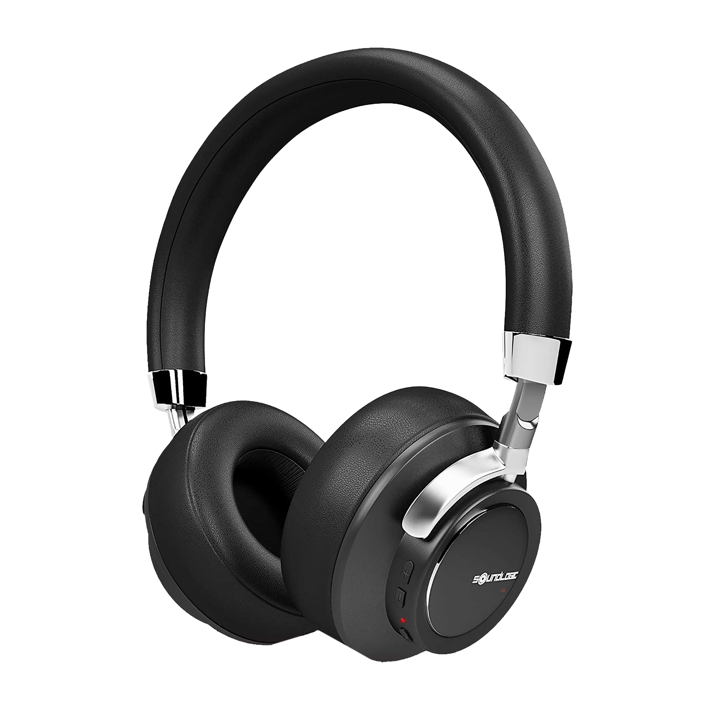 soundLOGIC BEB012PX Bluetooth Headphone with Mic (Passive Cancellation, On Ear, Black)_1