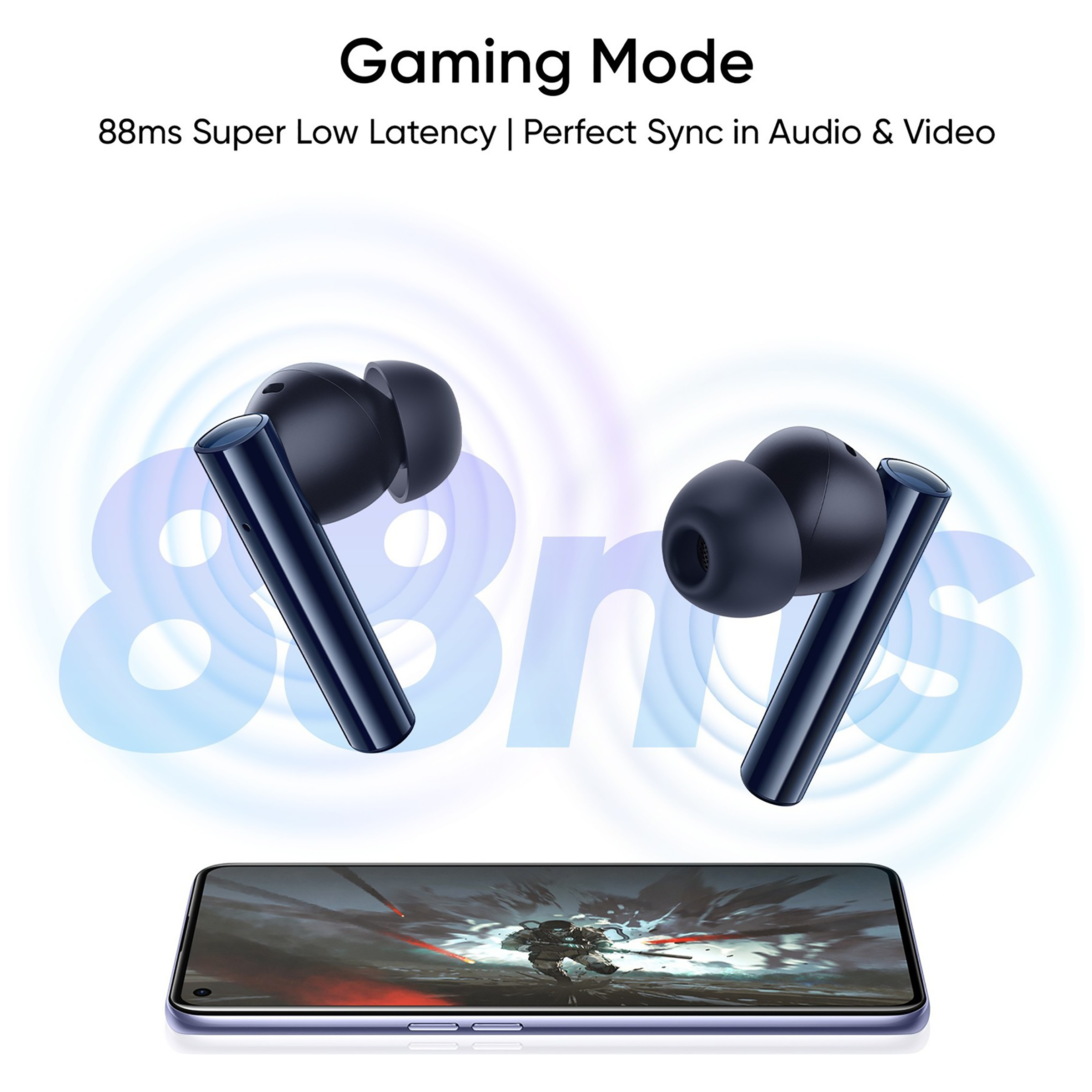 realme Buds Air 2 RMA2003 TWS Earbuds with Active Noise Cancellation (IPX5 Water Resistant, 25 Hours Playtime, Black)_9