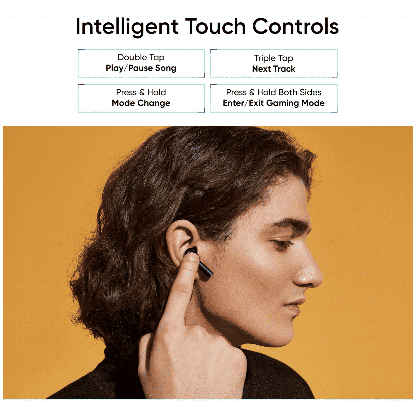 realme Buds Air 2 RMA2003 TWS Earbuds with Active Noise Cancellation (IPX5 Water Resistant, 25 Hours Playtime, Black)_11