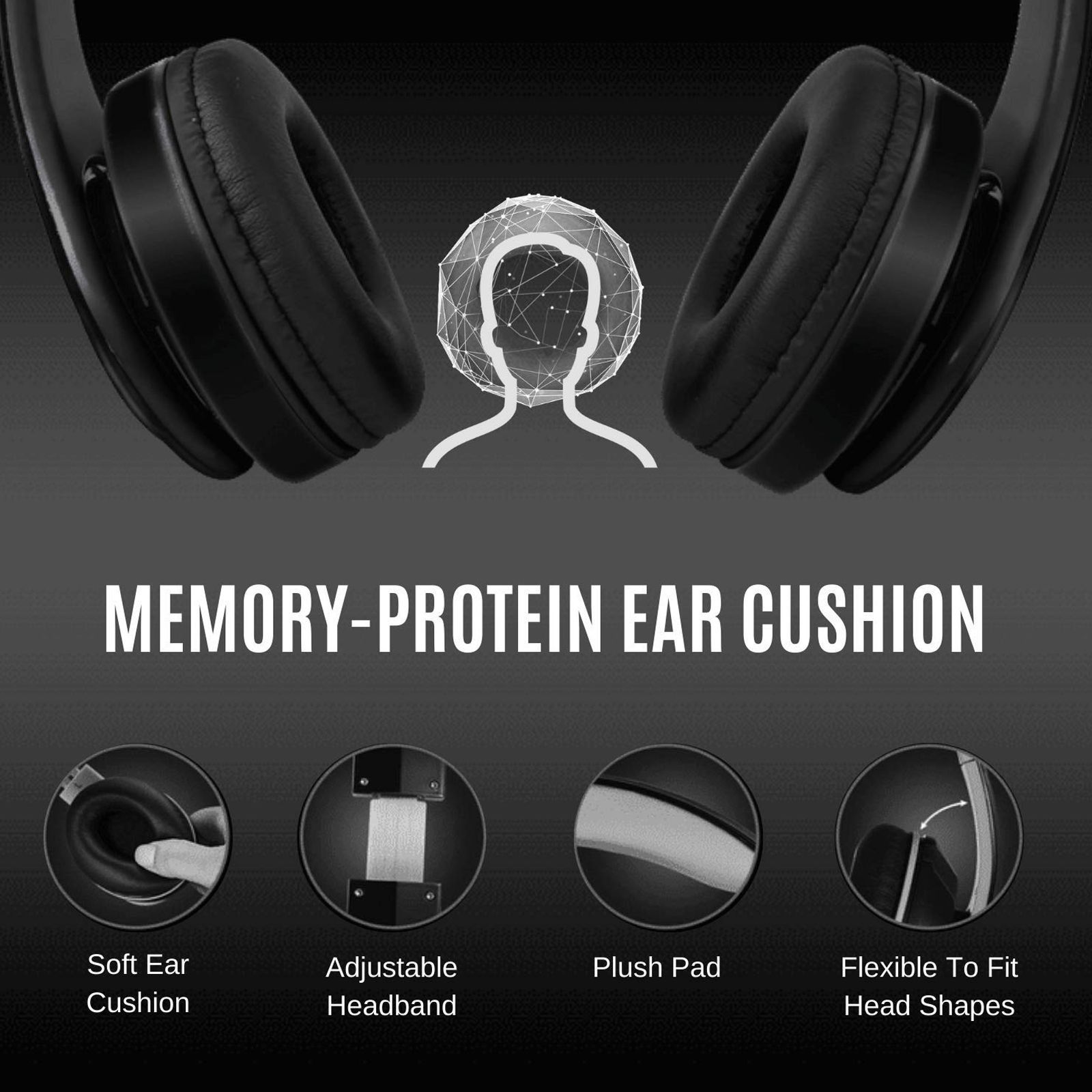 FIRE-BOLTT BH1001 BH1000 On-Ear Noise Isolation Wireless Headphone with Mic (Bluetooth 5.0, Exceptional Sound with Great Bass, Black) FIRE-BOLTT BH1001 BH1000 On-Ear Noise Isolation Wireless Headphone with Mic (Bluetooth 5.0, Exceptional Sound with Great Bass, Black)_9
