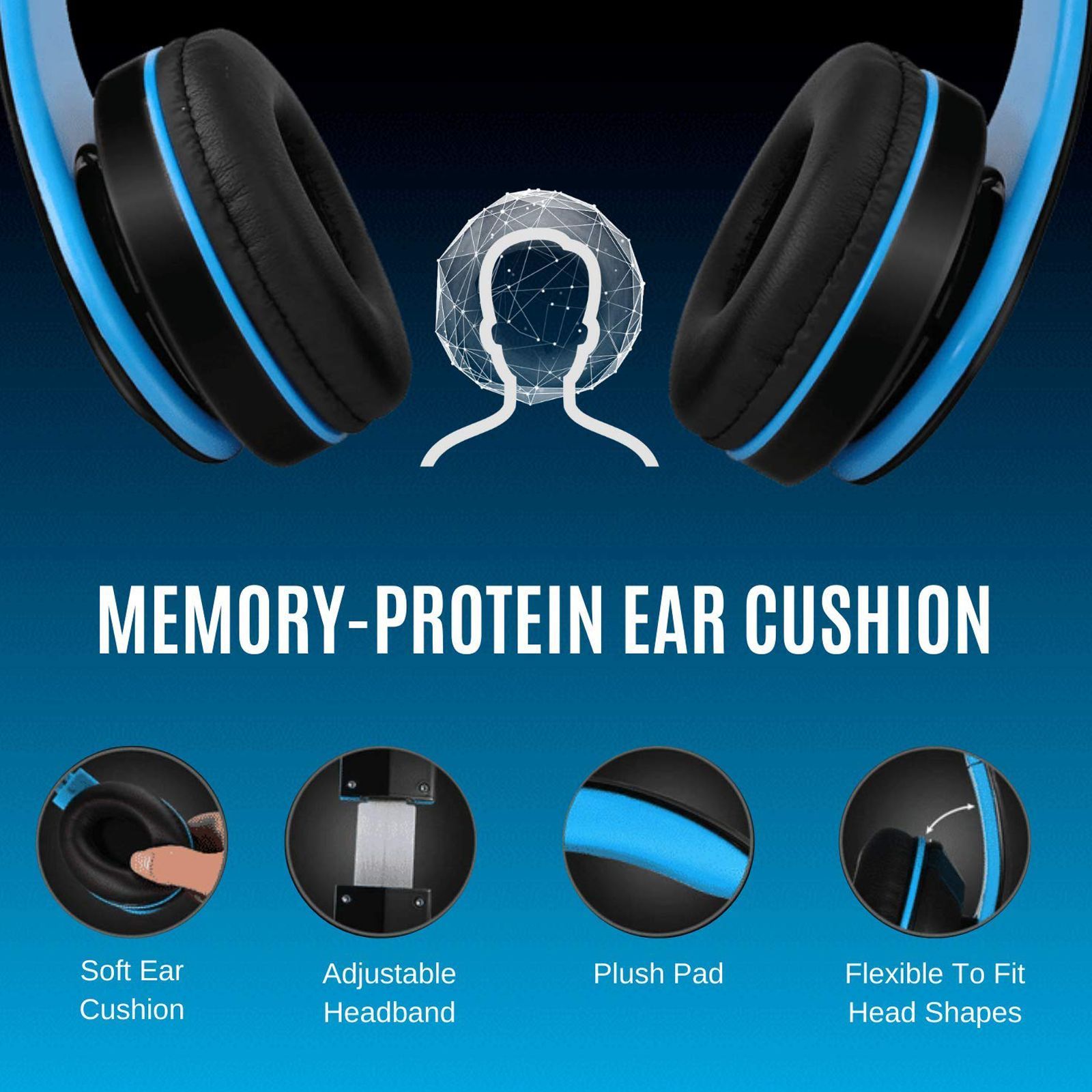 FIRE-BOLTT BH1001 BH1000 On-Ear Noise Isolation Wireless Headphone with Mic (Bluetooth 5.0, Exceptional Sound with Great Bass, Blue)_8