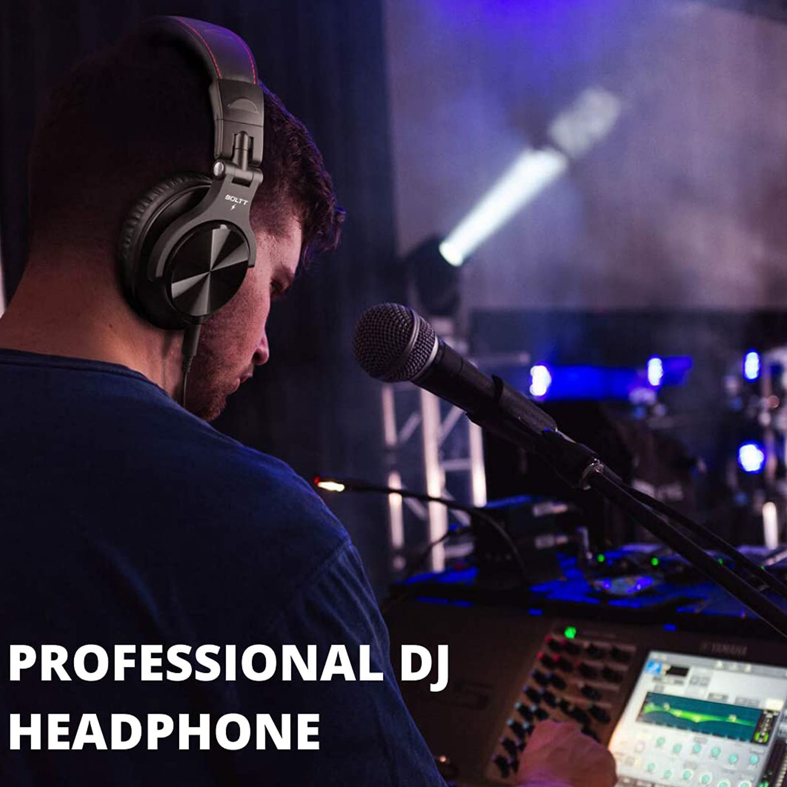 FIRE-BOLTT BH1401 BH1400 Over-Ear Noise Isolation Wireless Headphone with Mic (Bluetooth 5.0, Adjustable Headband, Black) FIRE-BOLTT BH1401 BH1400 Over-Ear Noise Isolation Wireless Headphone with Mic (Bluetooth 5.0, Adjustable Headband, Black)_9
