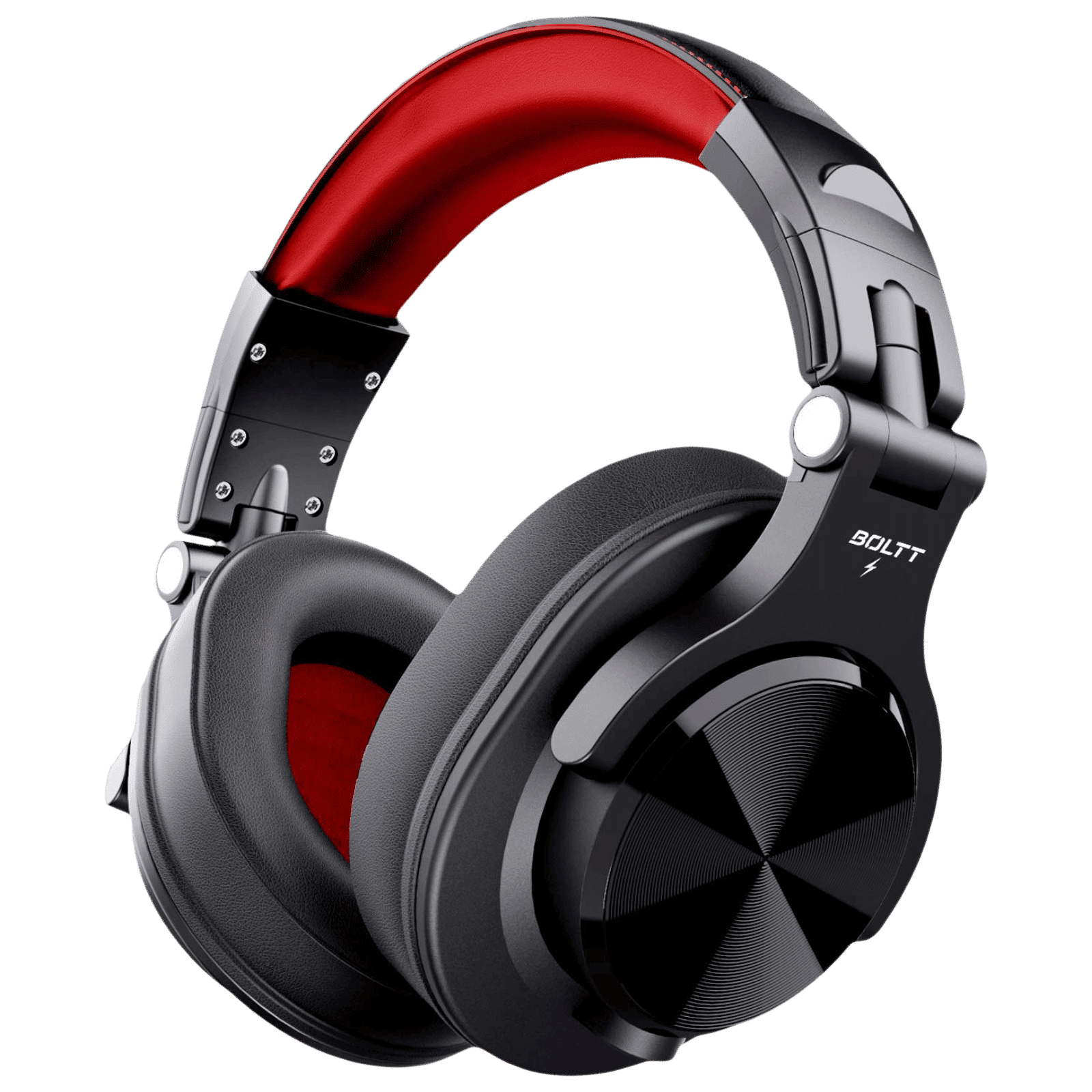 Fire-Boltt BH1400 Bluetooth Headphone with Mic (Bluetooth 5.0, Over-Ear, Red) Fire-Boltt BH1400 Bluetooth Headphone with Mic (Bluetooth 5.0, Over-Ear, Red)_1