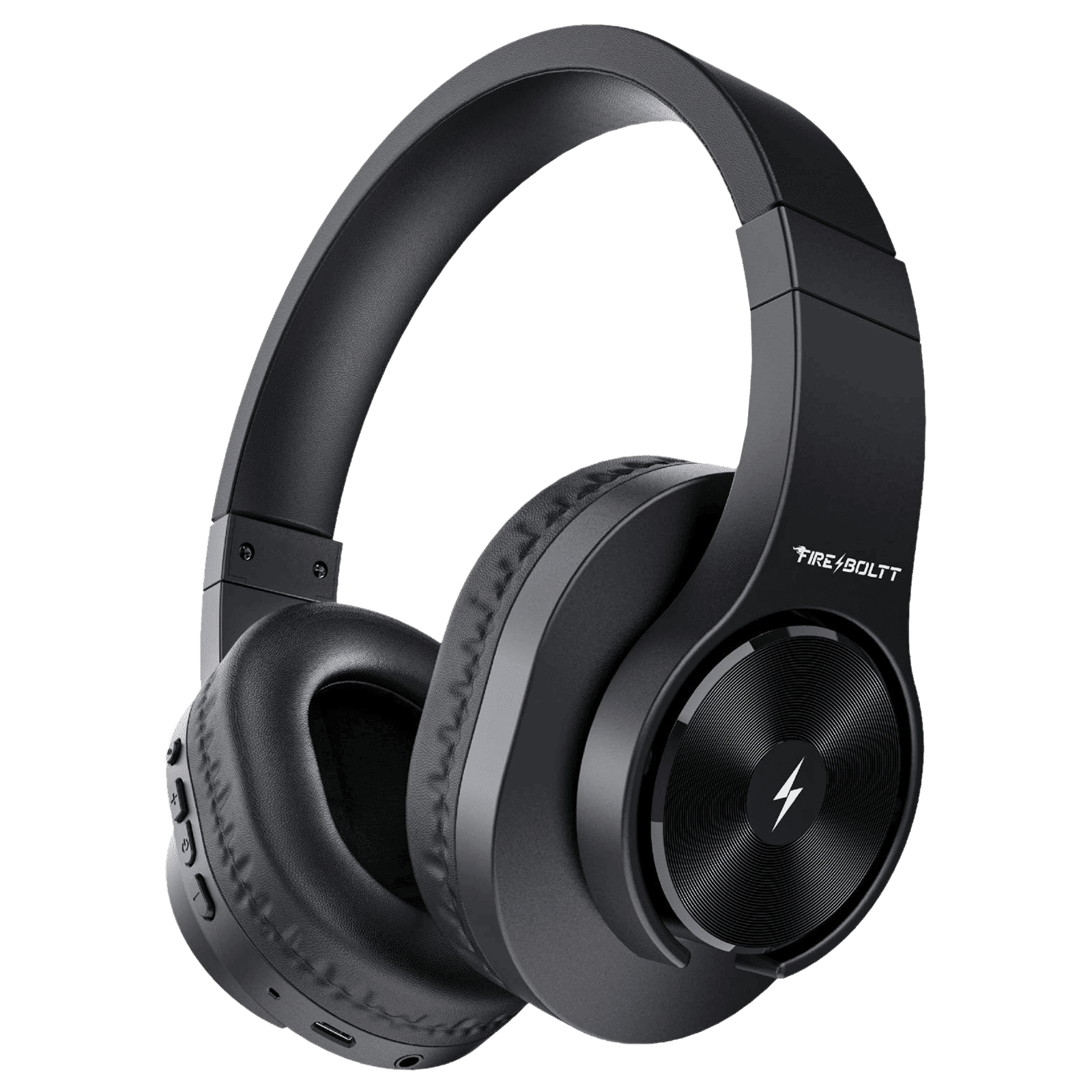 Fire-Boltt 15BHAAY#1 BH1500 Over-Ear Wireless Headphone with Mic (Bluetooth 5.0, 40 mm Drivers, Black) Fire-Boltt 15BHAAY#1 BH1500 Over-Ear Wireless Headphone with Mic (Bluetooth 5.0, 40 mm Drivers, Black)_1