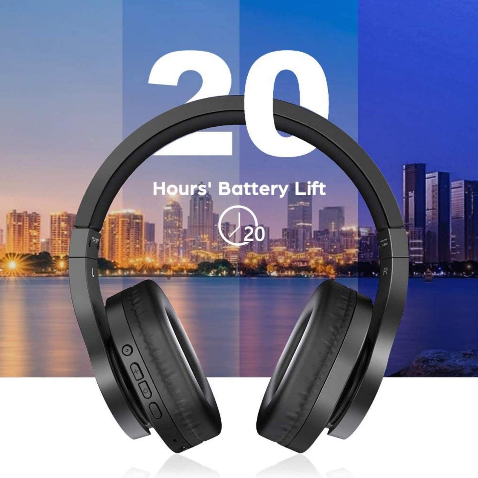 Fire-Boltt 15BHAAY#1 BH1500 Over-Ear Wireless Headphone with Mic (Bluetooth 5.0, 40 mm Drivers, Black) Fire-Boltt 15BHAAY#1 BH1500 Over-Ear Wireless Headphone with Mic (Bluetooth 5.0, 40 mm Drivers, Black)_8