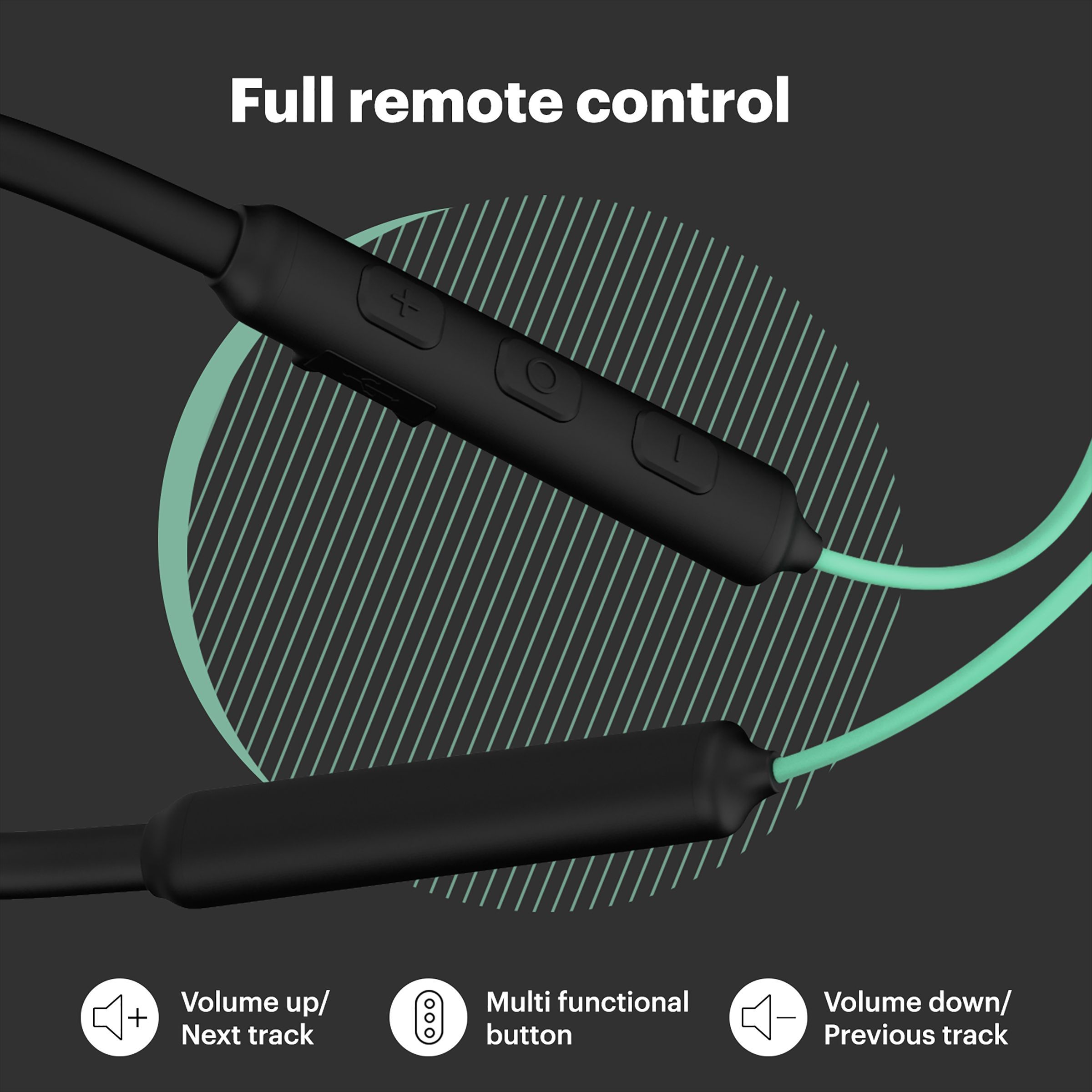 noise Tune Neckband (IPX5 Water Resistant, Voice Guidance Supported, Green) noise Tune Neckband (IPX5 Water Resistant, Voice Guidance Supported, Green)_4