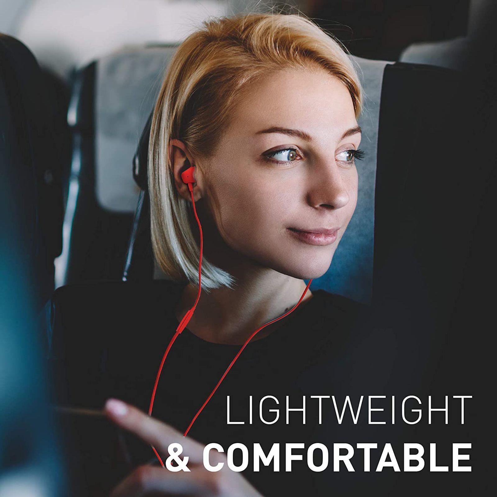 JBL JBLT50HIREDIN In-Ear Wired Earphone with Mic (Lightweight and Comfortable, Red) JBL JBLT50HIREDIN In-Ear Wired Earphone with Mic (Lightweight and Comfortable, Red)_6