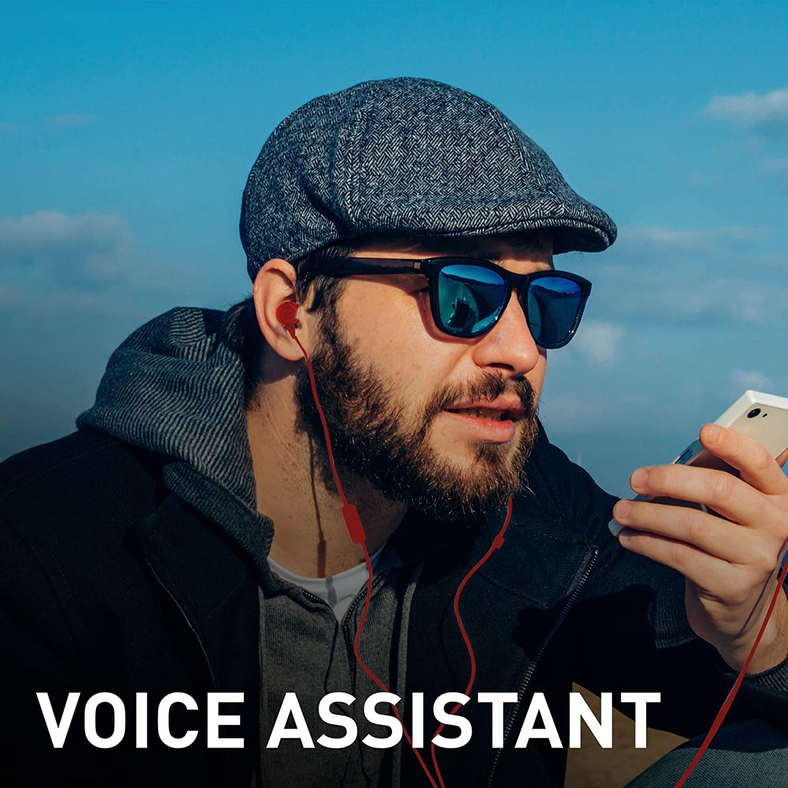 JBL JBLT50HIREDIN In-Ear Wired Earphone with Mic (Lightweight and Comfortable, Red) JBL JBLT50HIREDIN In-Ear Wired Earphone with Mic (Lightweight and Comfortable, Red)_7