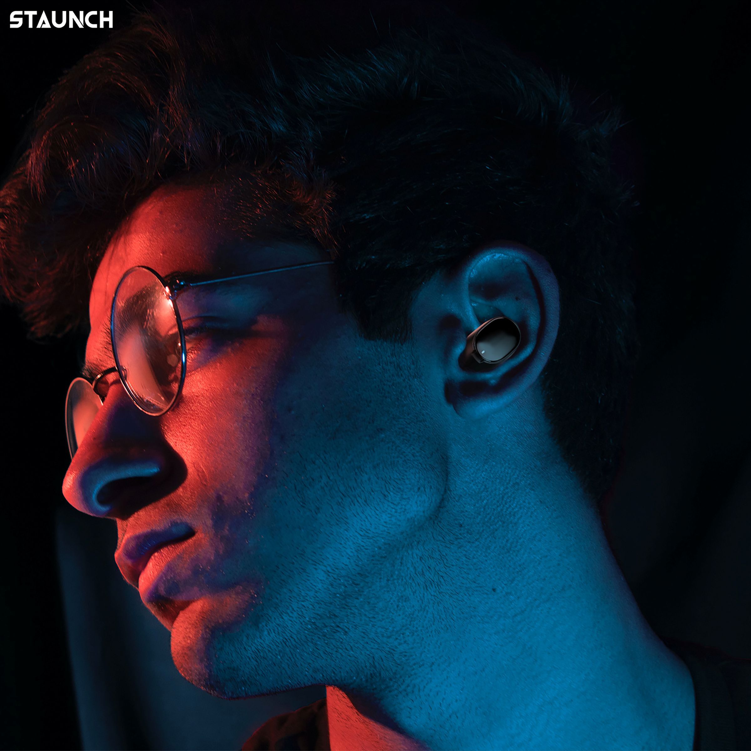 STAUNCH Boom 300 TWS Earbuds with Active Noise Cancellation (Sweatproof & Water Resistant, 20 Hours Playback, Black)_3