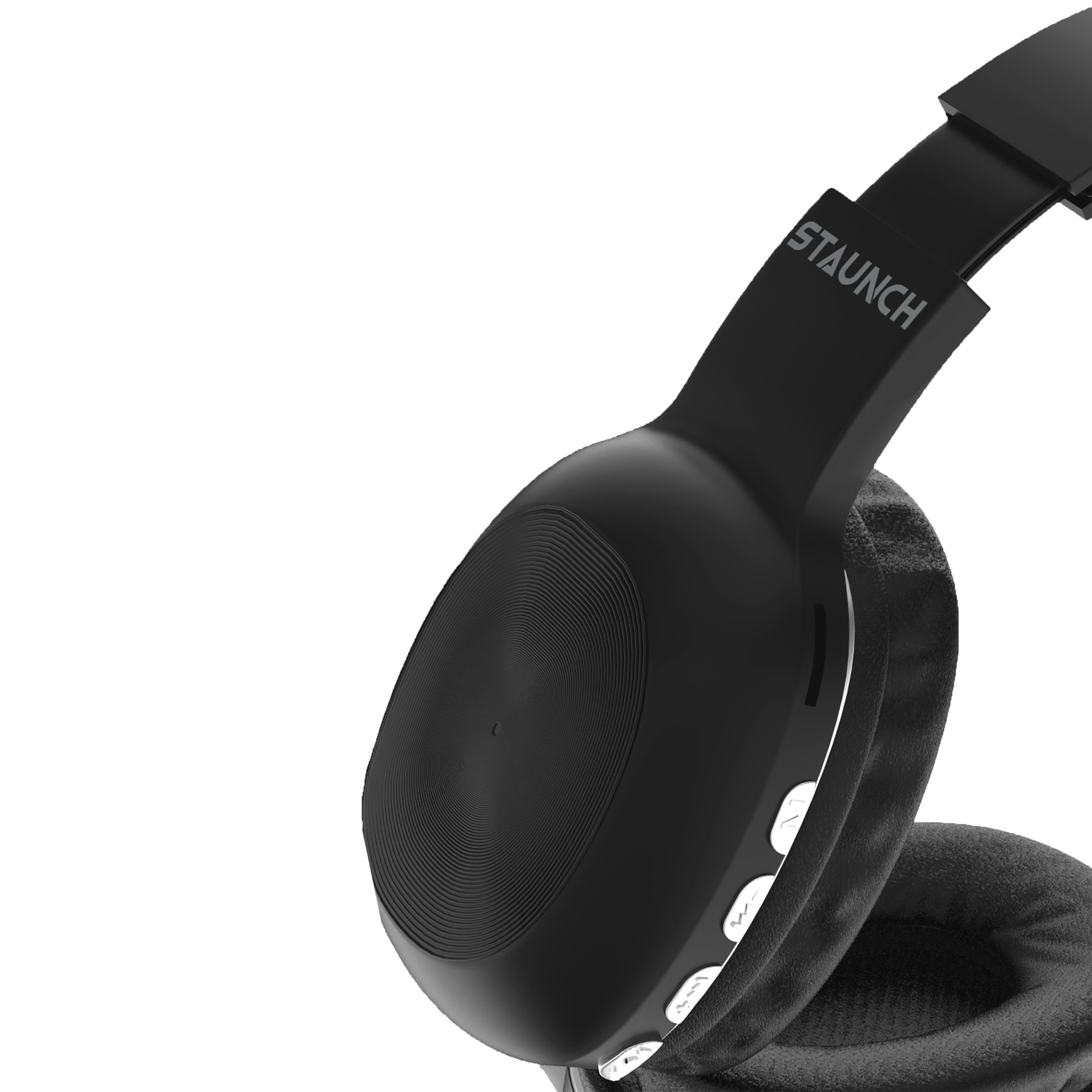 STAUNCH Rock 100 Bluetooth Headphone with Mic (8 Hours Playback, Over Ear, Black)_4