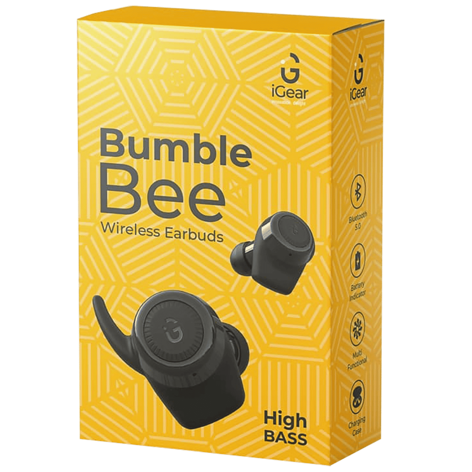 iGear Bumblebee iG-1142 TWS Earbuds (Sweatproof, Multi Functional Button, Black) iGear Bumblebee iG-1142 TWS Earbuds (Sweatproof, Multi Functional Button, Black)_11