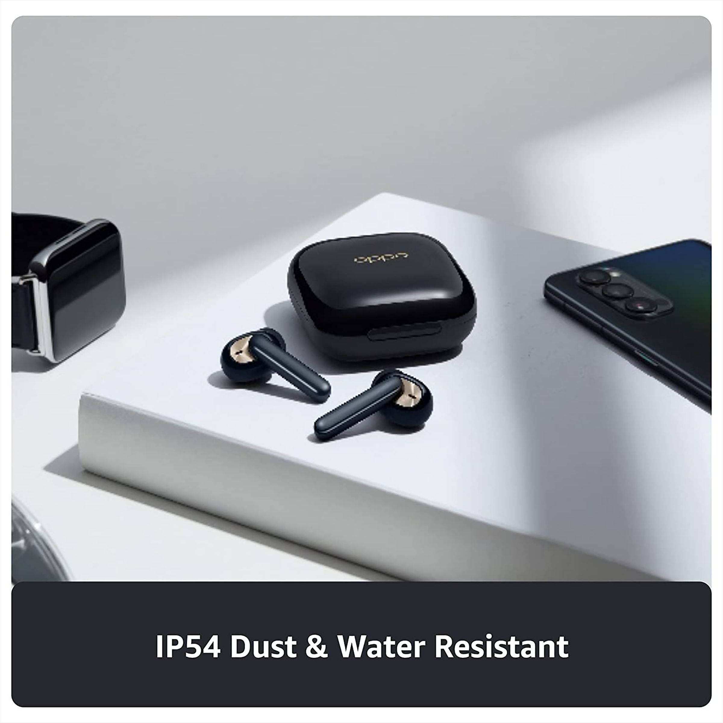 oppo Enco ETI22 TWS Earbuds with Active Noise Cancellation (IP54 Dust & Water Resistant, 24 Hours Playtime, Starry Blue)_6