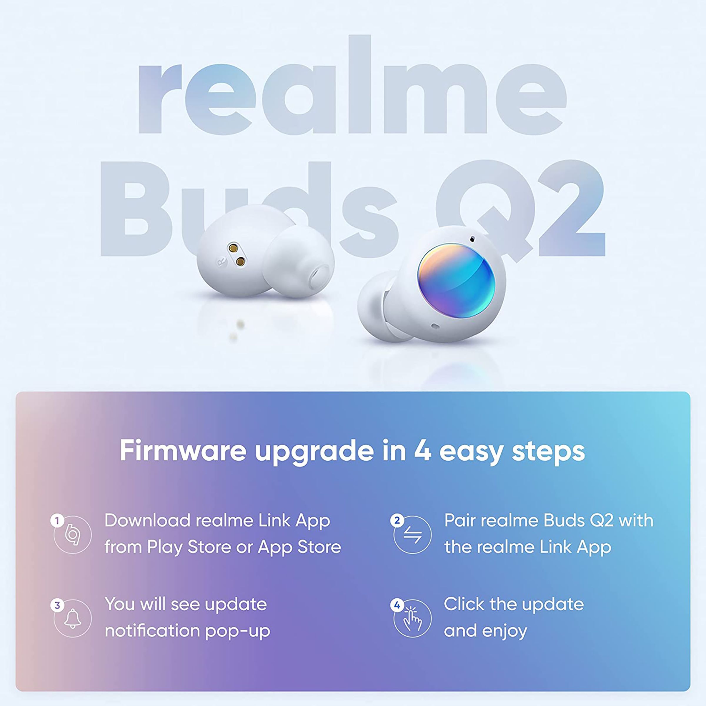 realme Buds Q2 RMA2008 TWS Earbuds with Active Noise Cancellation (IPX5 Water Resistant, 28 Hours Playback, Calm Grey) realme Buds Q2 RMA2008 TWS Earbuds with Active Noise Cancellation (IPX5 Water Resistant, 28 Hours Playback, Calm Grey)_8