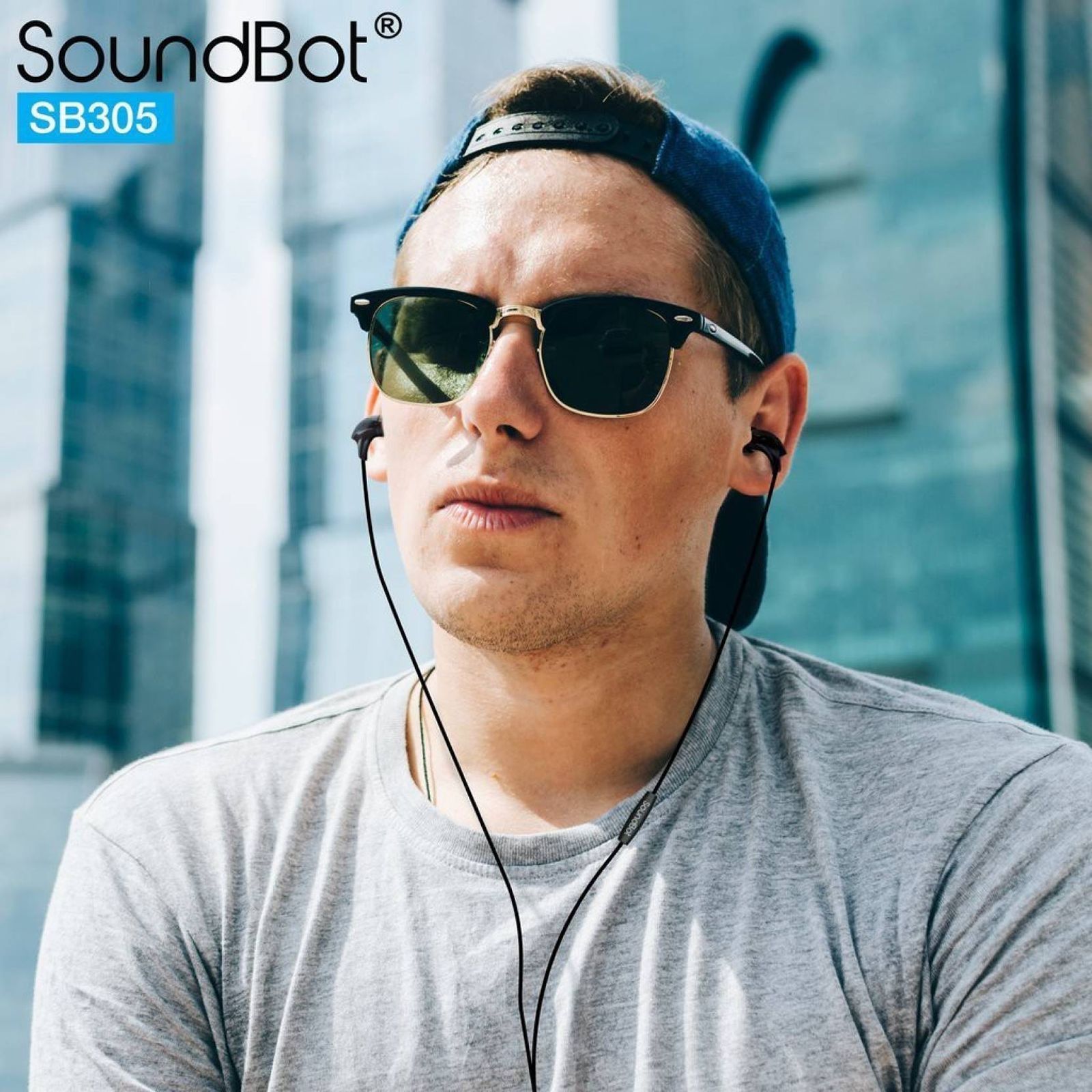 SoundBot SB305 Wired Earphone with Mic (In Ear, Black)_5