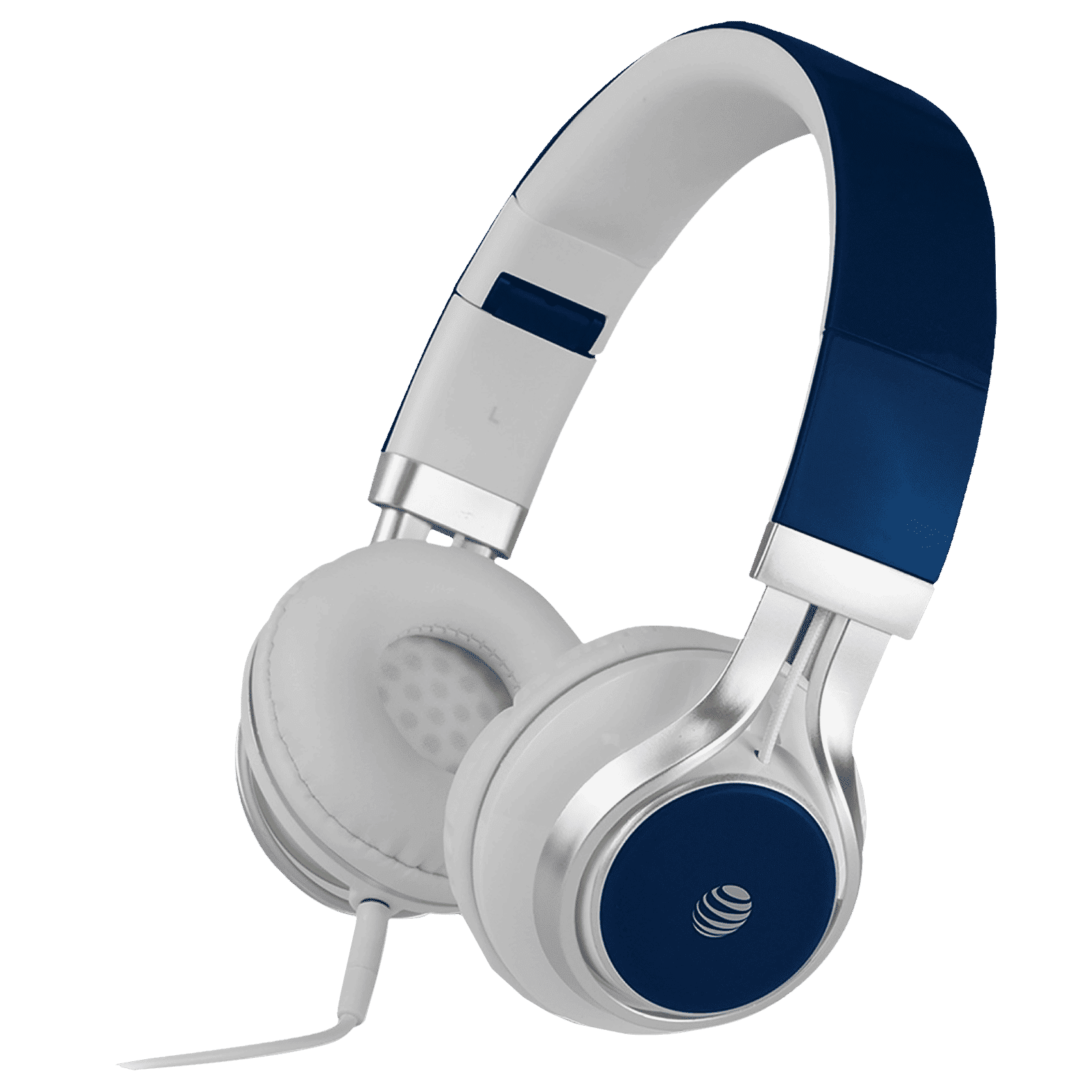AT&T HPM10-BLU Wired Headset with Mic (Over-Ear, Blue)_1