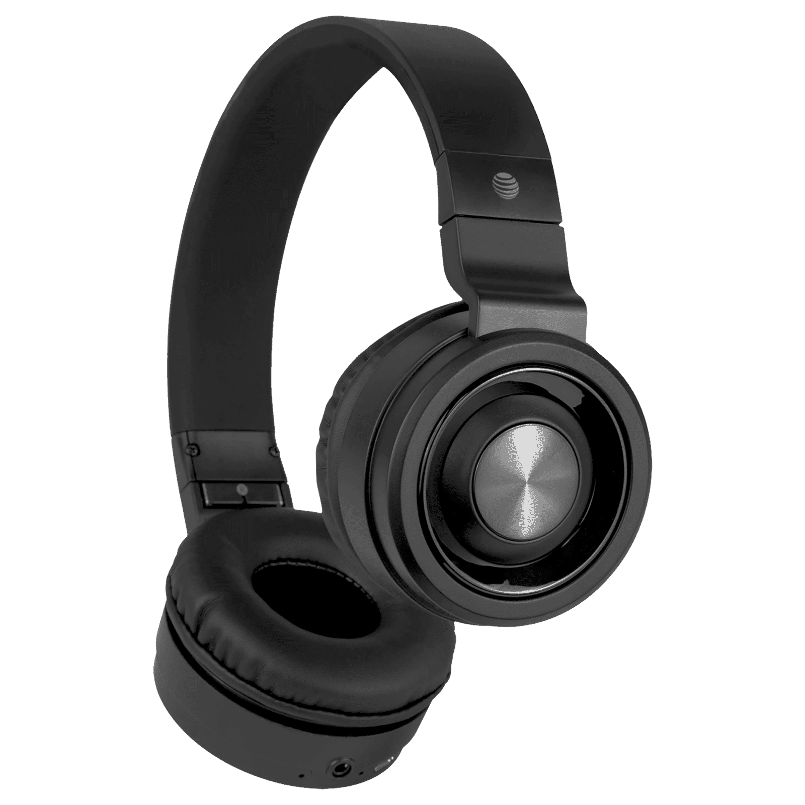 AT&T PBH20 BLK Headphone with Mic (Noise Isolation, 40 mm Neodymium Drivers, Over Ear, Black)_3