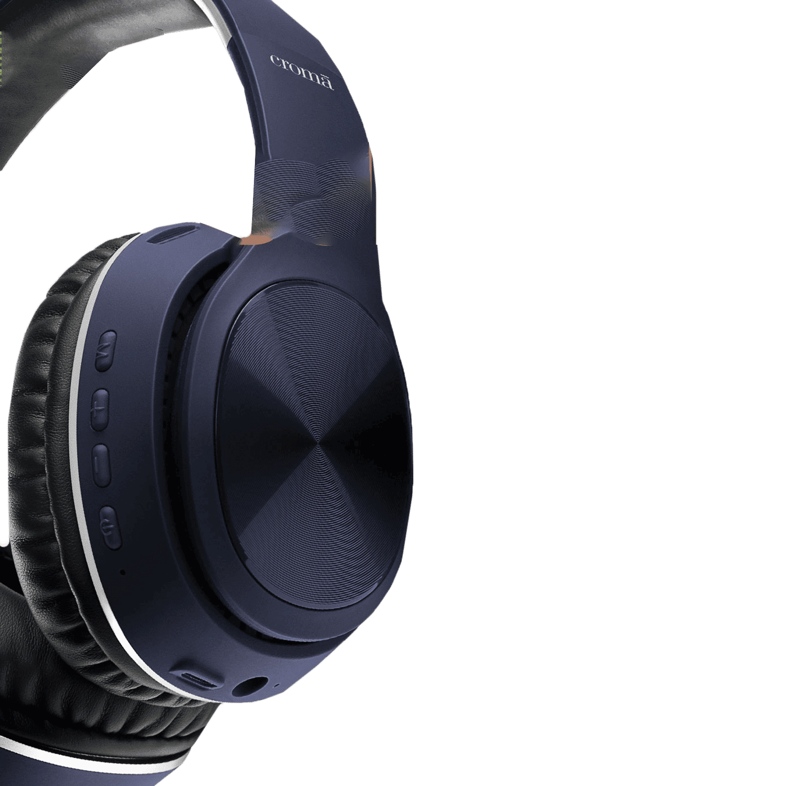 Croma Bluetooth Headphone with Mic (Up to 16 Hours Playback, On Ear, Blue)_4