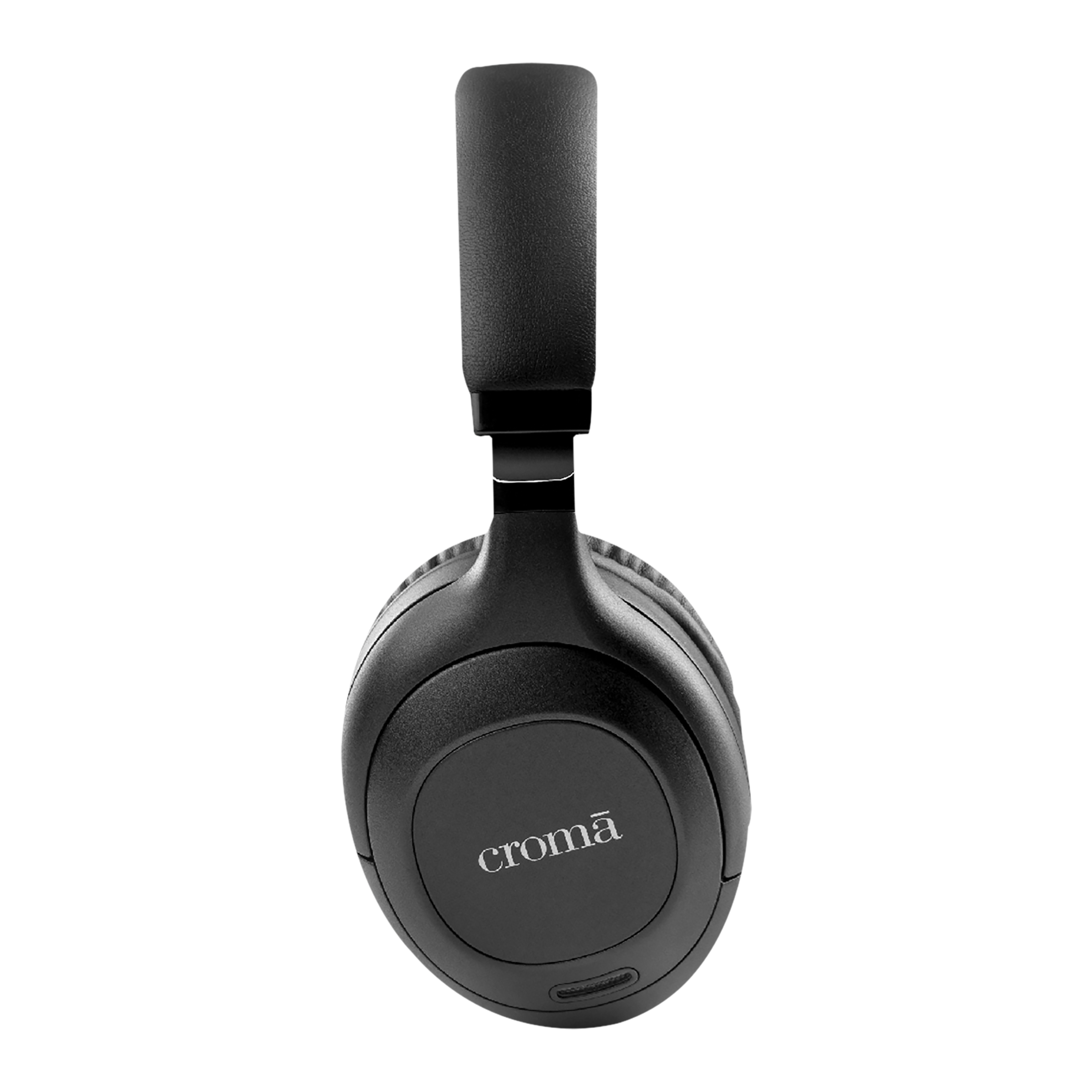 Croma Bluetooth Headphone with Mic (Up to 16 Hours Playback, On Ear, Black)_4