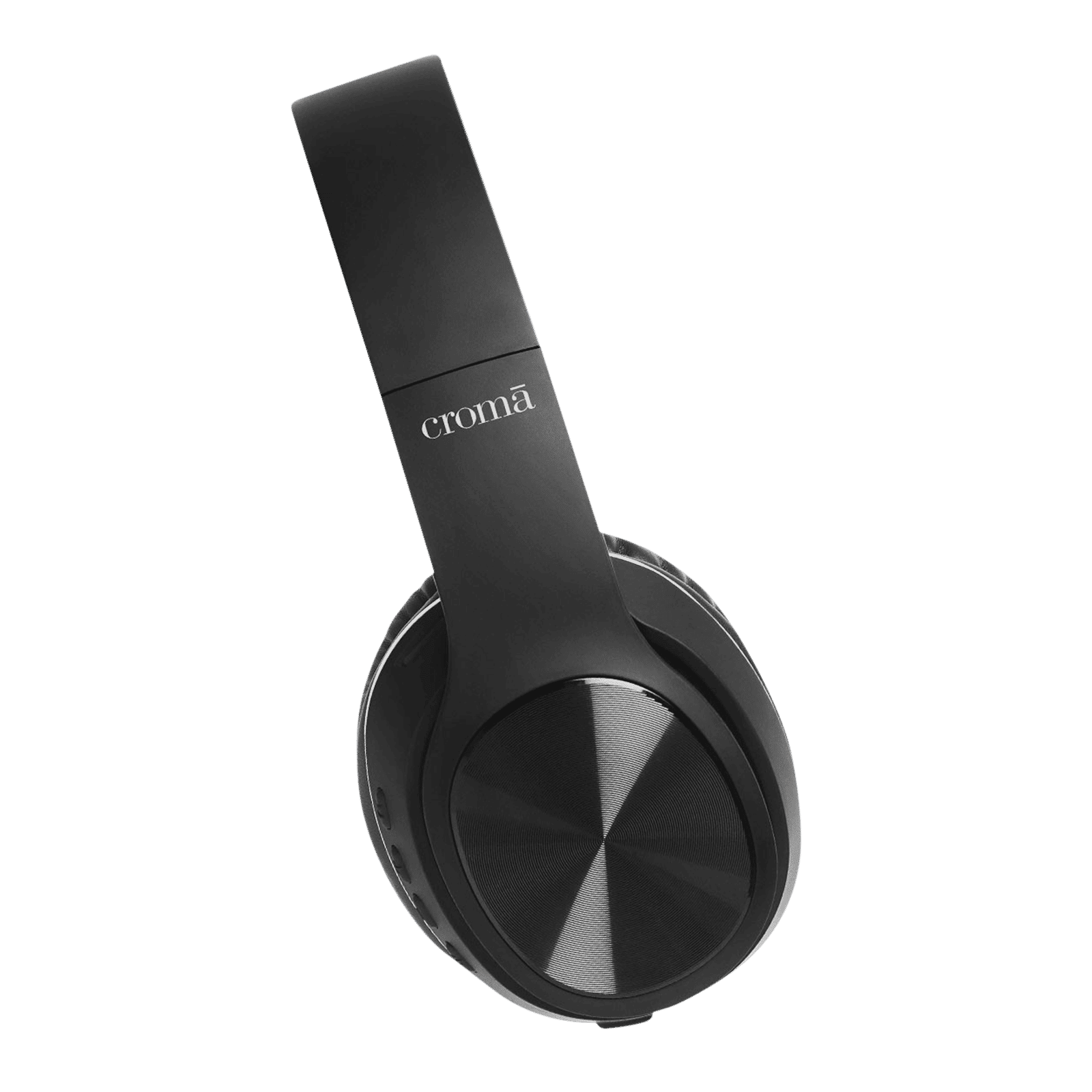 Croma Bluetooth Headphone with Mic (Up to 16 Hours Playback, On Ear, Black)_3