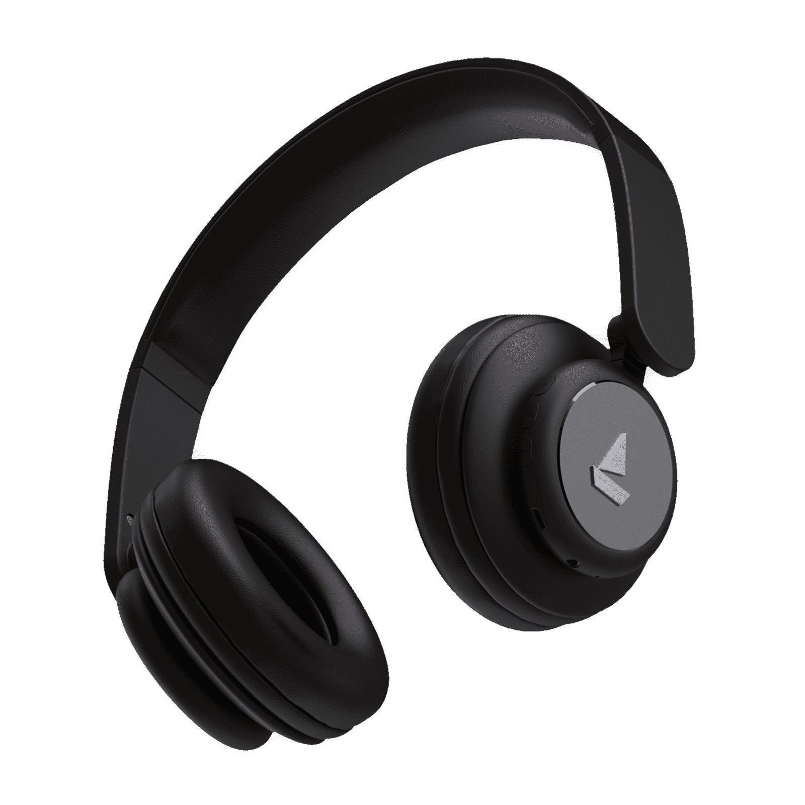 boAt Rockerz 450R On-Ear Wireless Headphone with Mic (Bluetooth 4.2, Luscious Black)_1