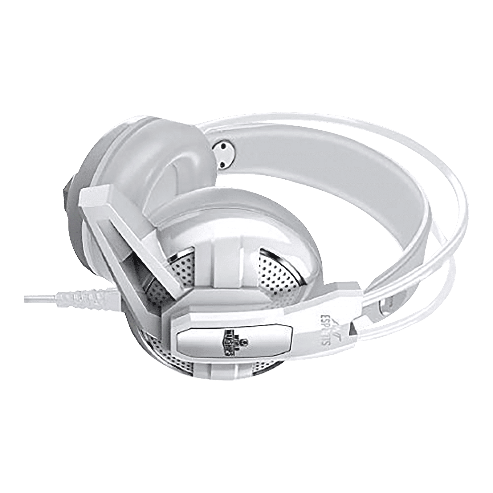ANT ESPORTS H520W Wired Gaming Headset with Noise Isolation (Deep Bass Technology, Over Ear, White)_4