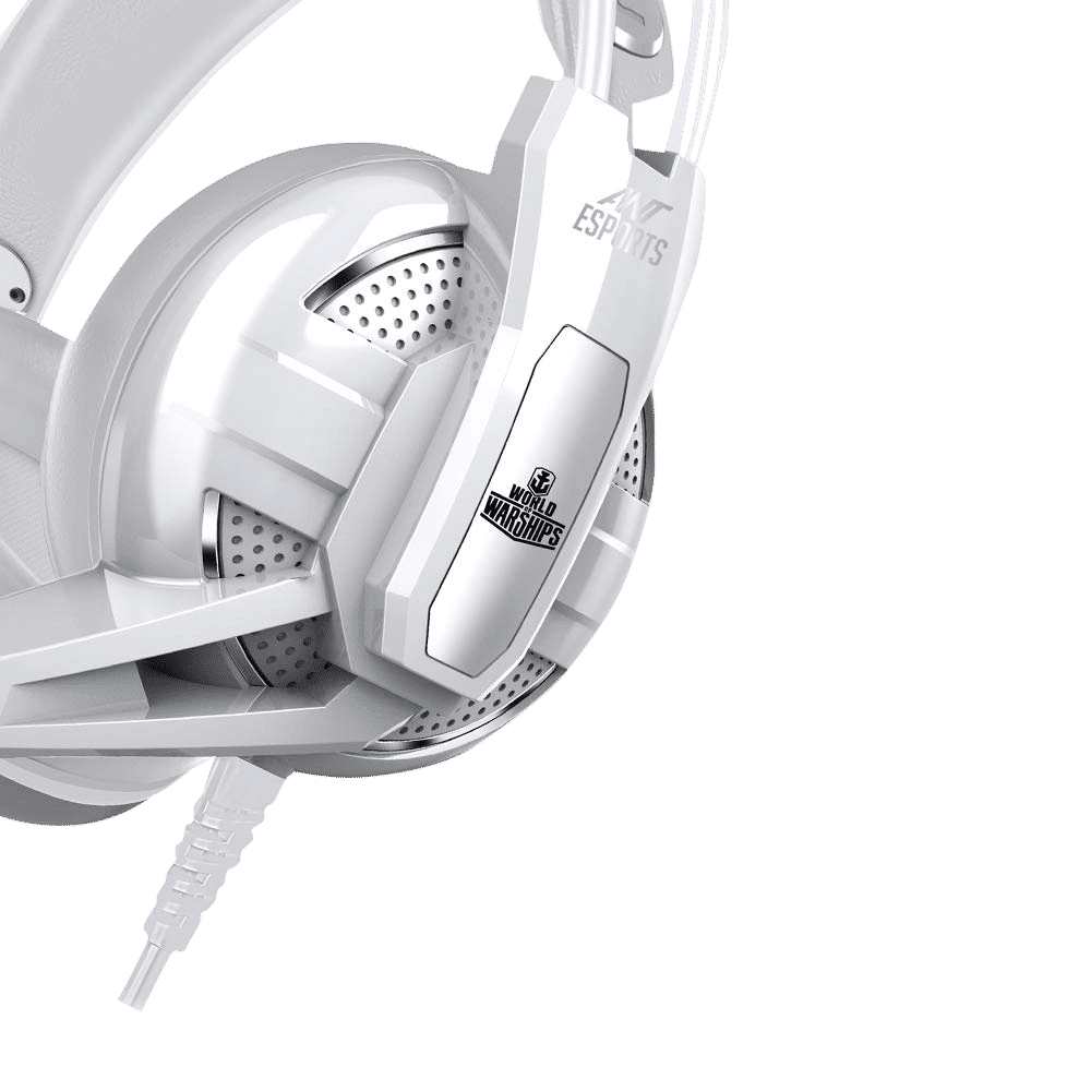 ANT ESPORTS H520W Wired Gaming Headset with Noise Isolation (Deep Bass Technology, Over Ear, White)_6