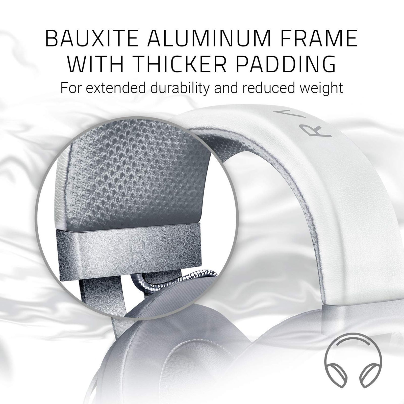 RAZER Kraken RZ04-02830400-R3M1 Wired Gaming Headset with Noise Isolation (Thicker Headband Padding, Over Ear, Mercury)_8