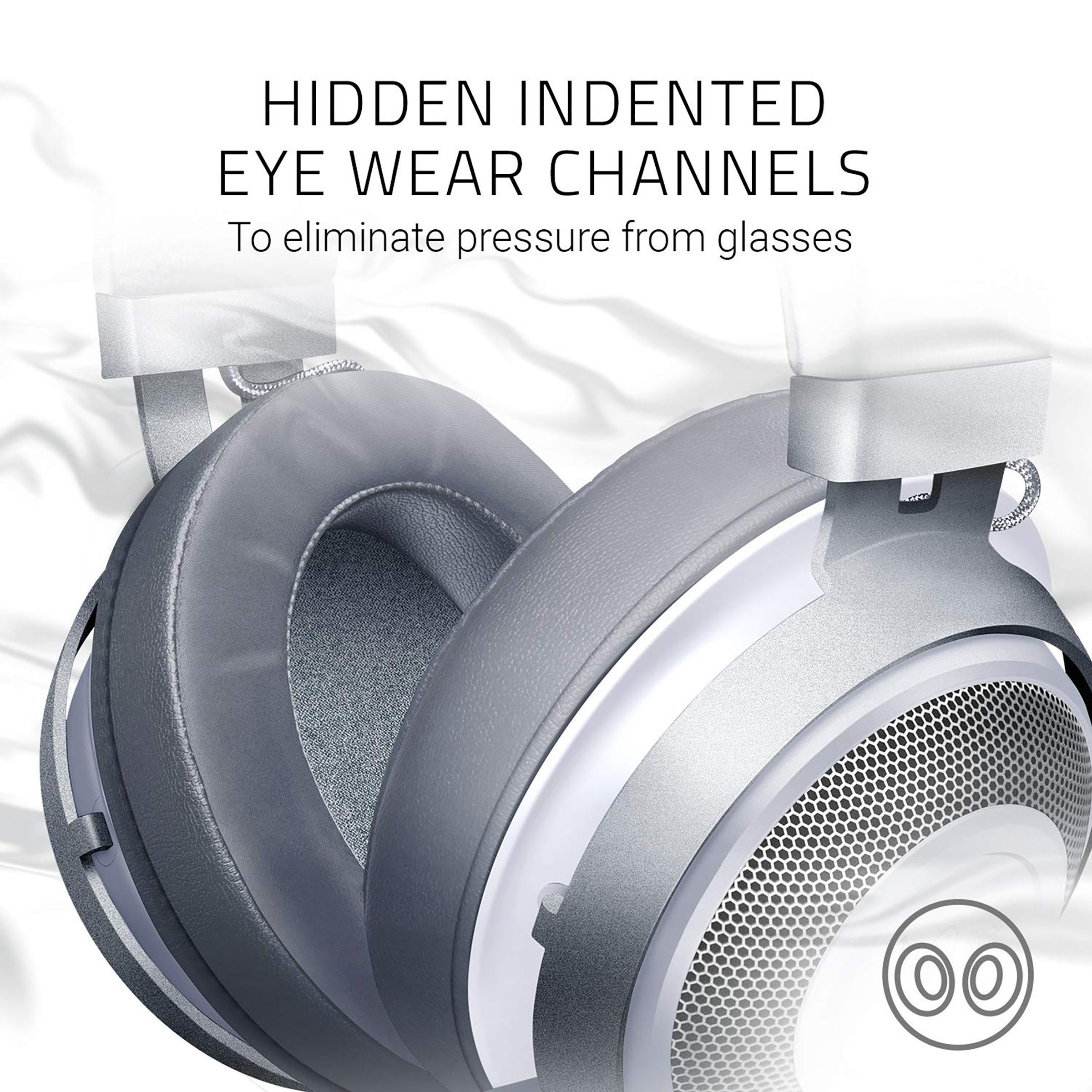 RAZER Kraken RZ04-02830400-R3M1 Wired Gaming Headset with Noise Isolation (Thicker Headband Padding, Over Ear, Mercury)_6