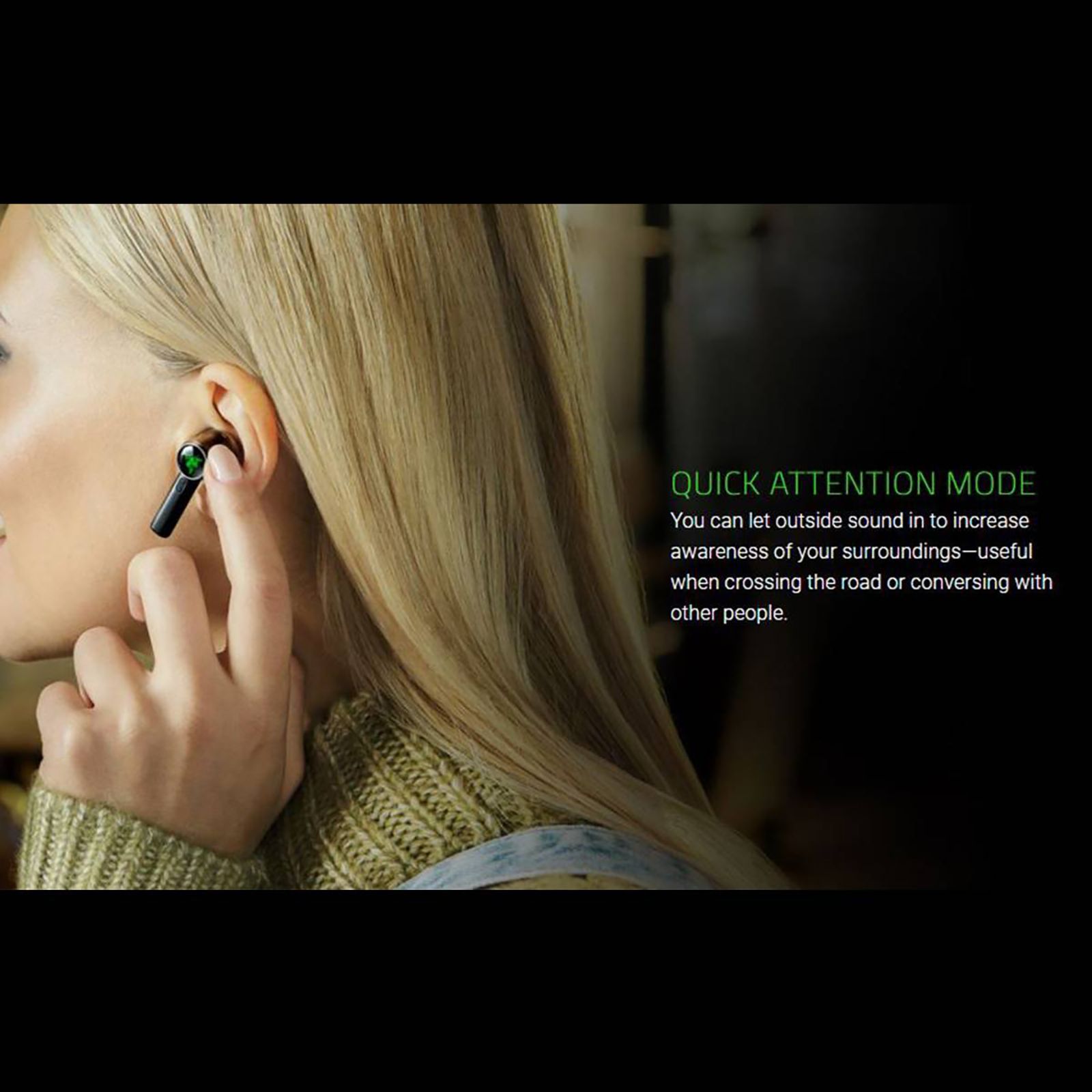 RAZER Hammerhead Pro RZ12-03440100-R3A1 TWS Earbuds with Active Noise Cancellation (20 Hours Playback, Black) RAZER Hammerhead Pro RZ12-03440100-R3A1 TWS Earbuds with Active Noise Cancellation (20 Hours Playback, Black)_4