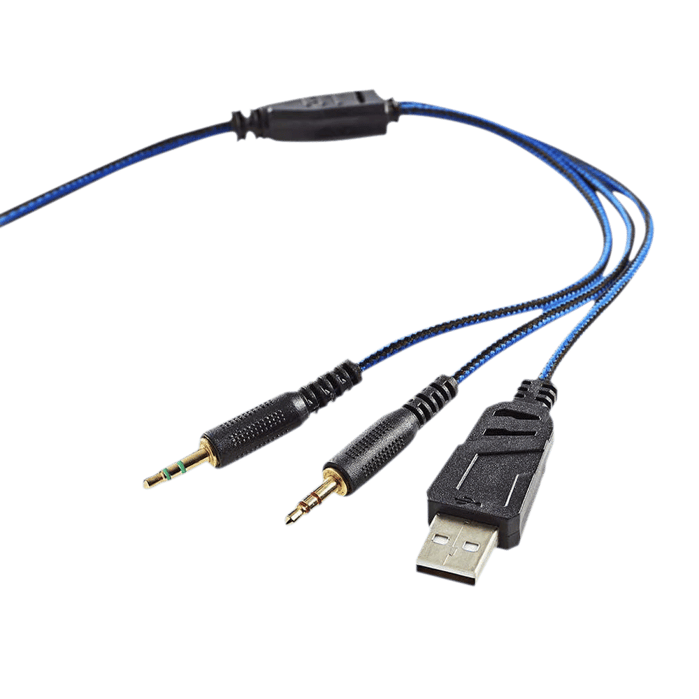 nedis GHST400BK Wired Gaming Headset (Extra Bass, Over Ear, Black)_3