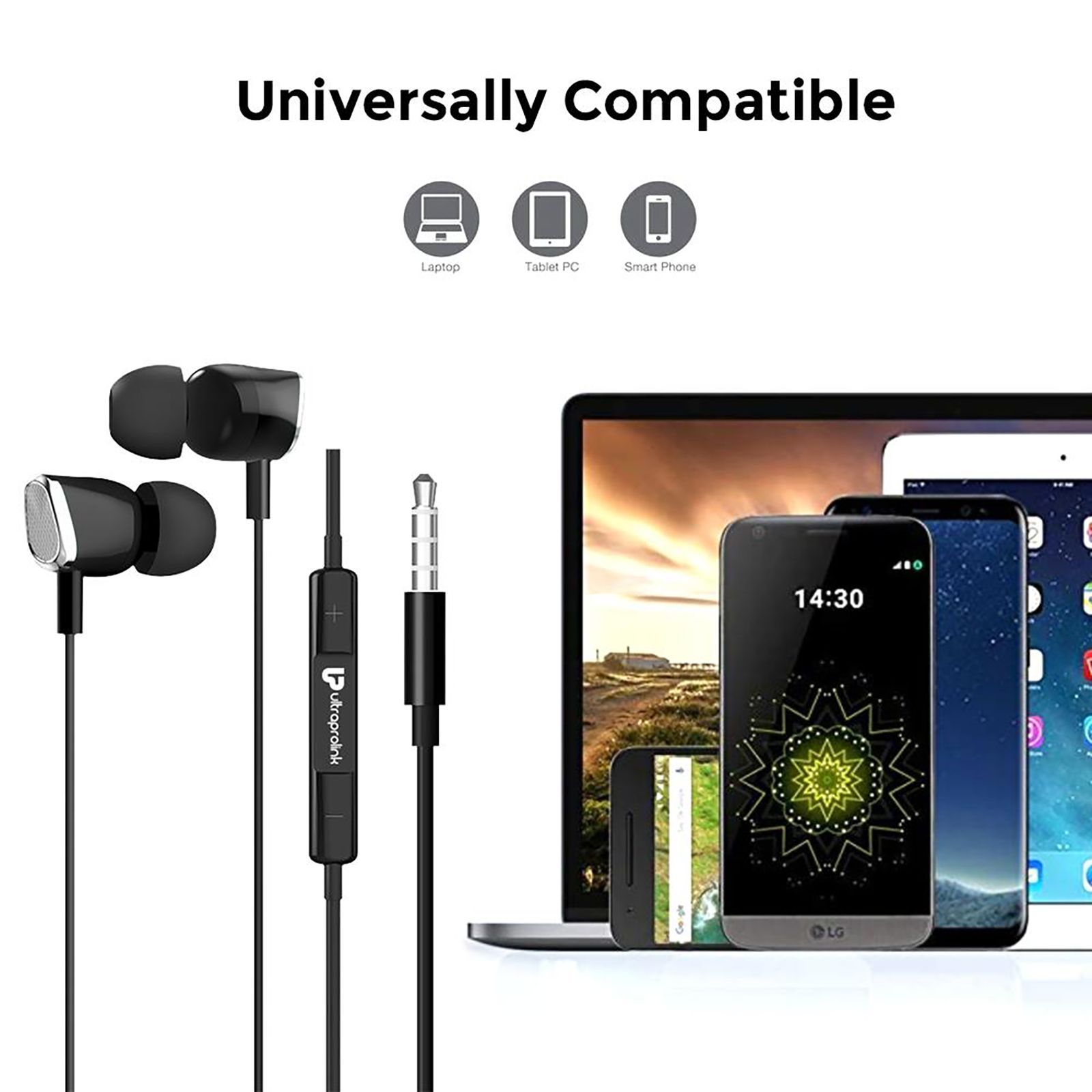 ultraprolink MoBass 2 UM1038BLK Wired Earphone with Mic (In Ear, Black) ultraprolink MoBass 2 UM1038BLK Wired Earphone with Mic (In Ear, Black)_4