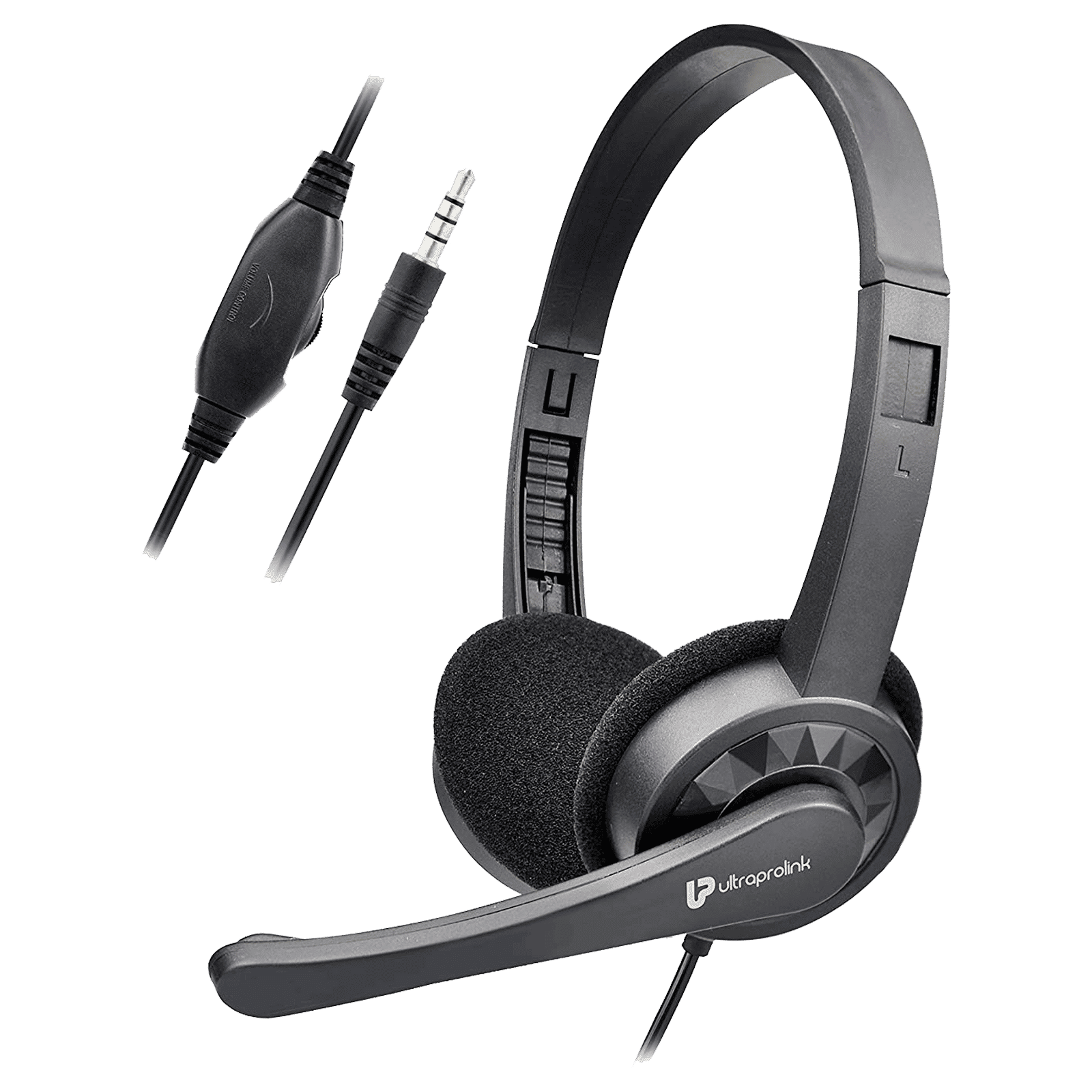 ultraprolink iChat UM1045A Wired Headphone with Mic (On Ear, Black)_1